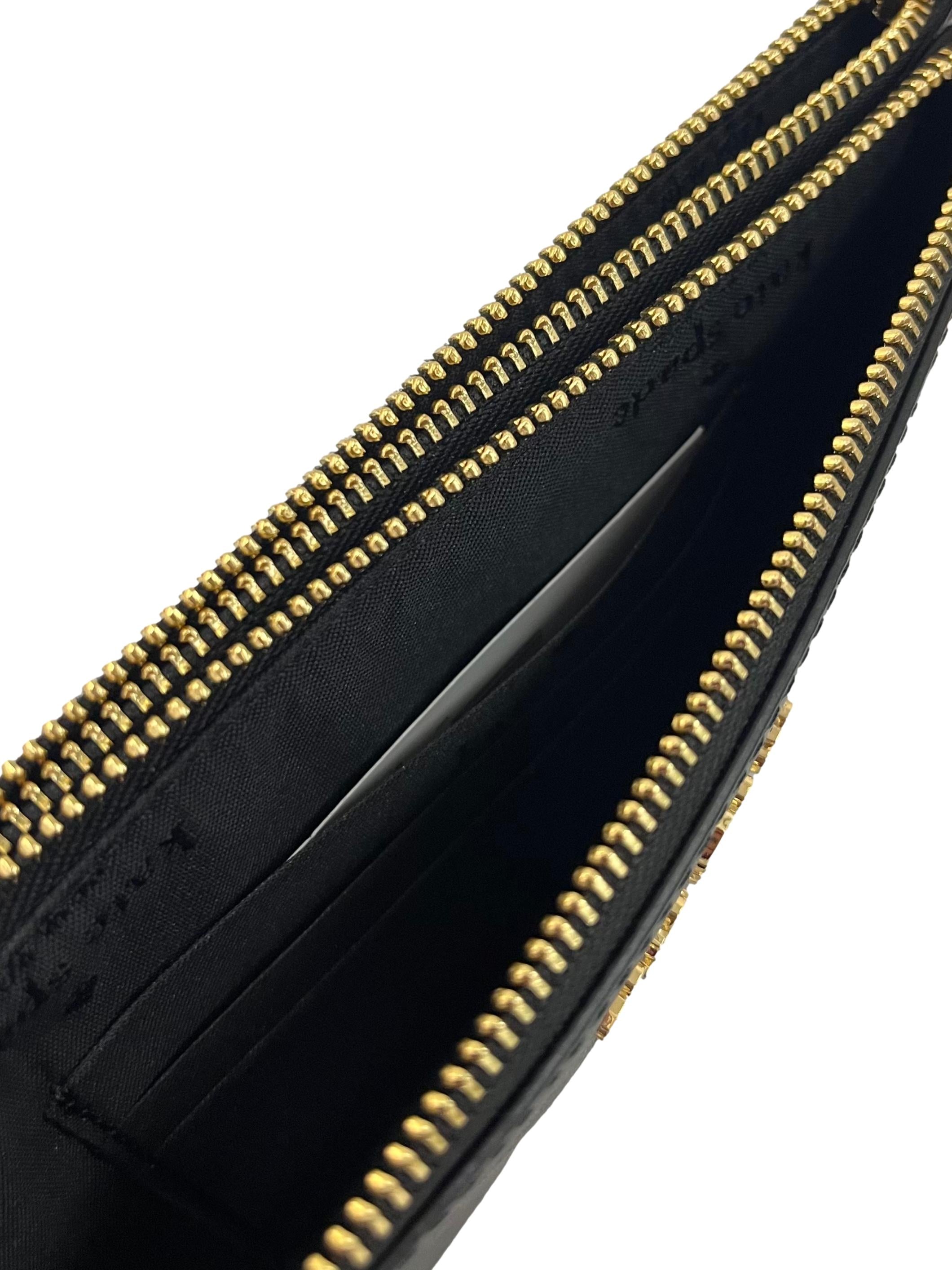 Black Saffiano Leather Madison Wristlet CSN