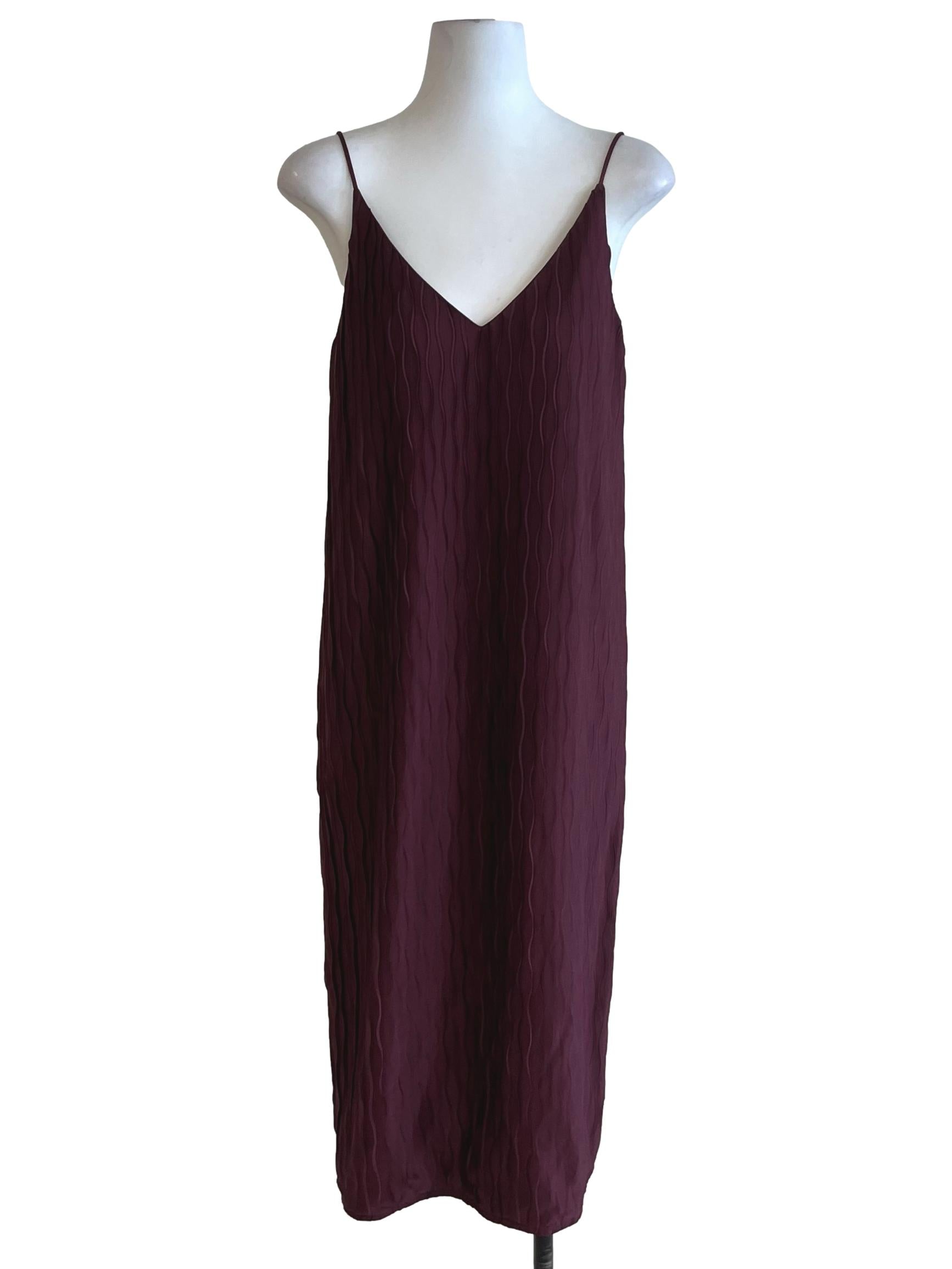 Plum Purple Candy Stripe Shift Dress