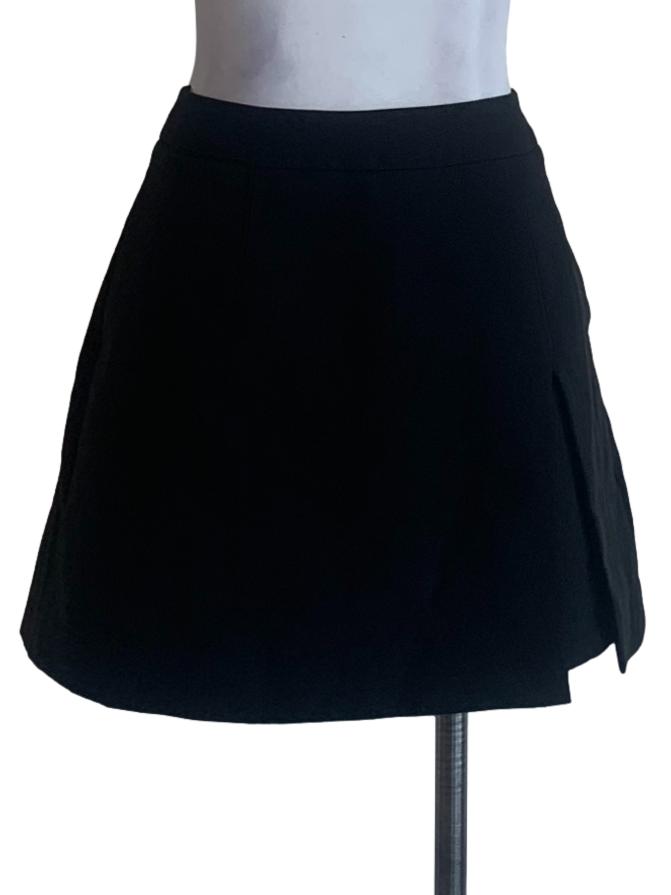 Black Wrap Skort