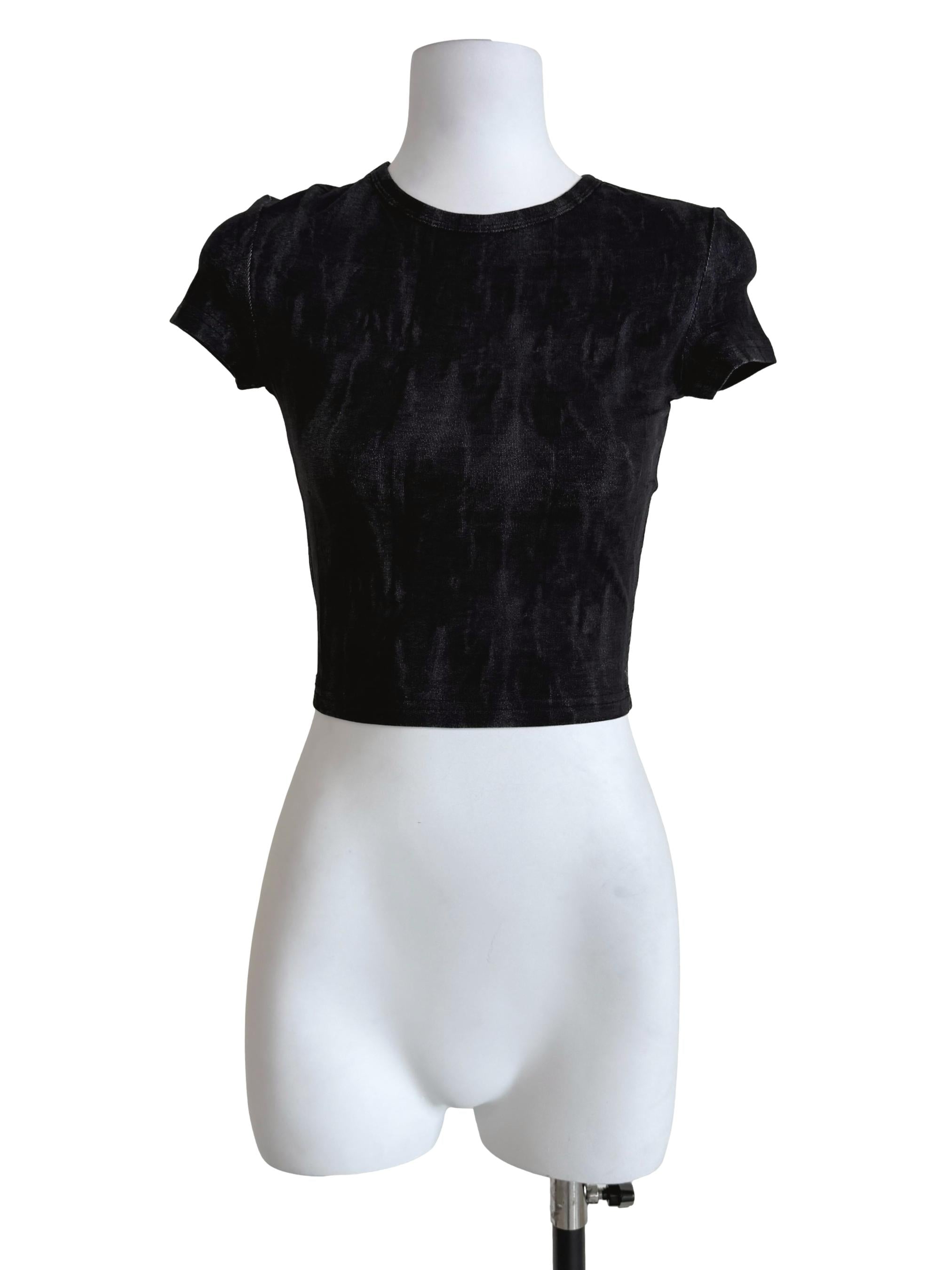 Black Rhianna Baby Tee
