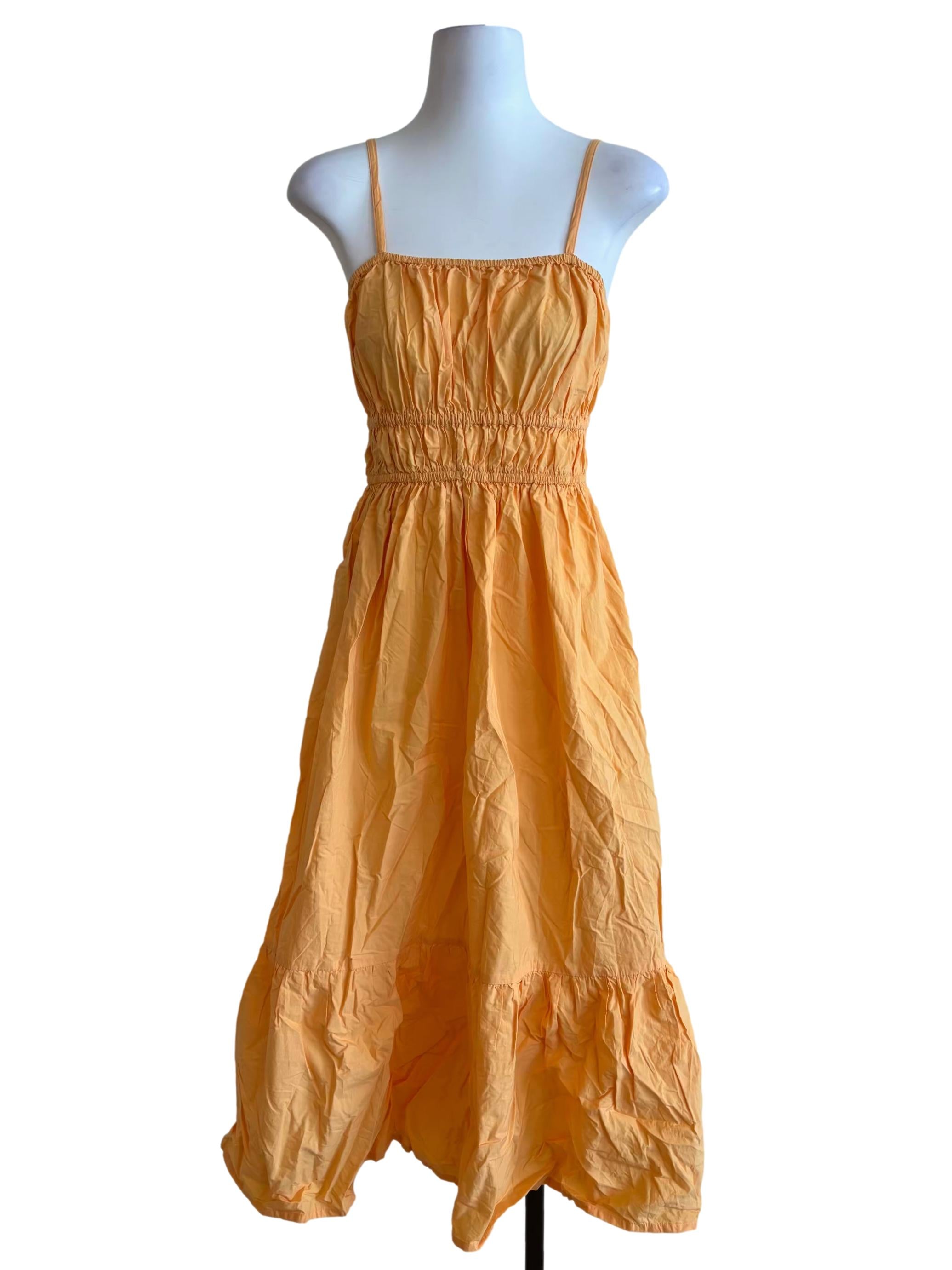 Marigold Yellow Cotton Dress