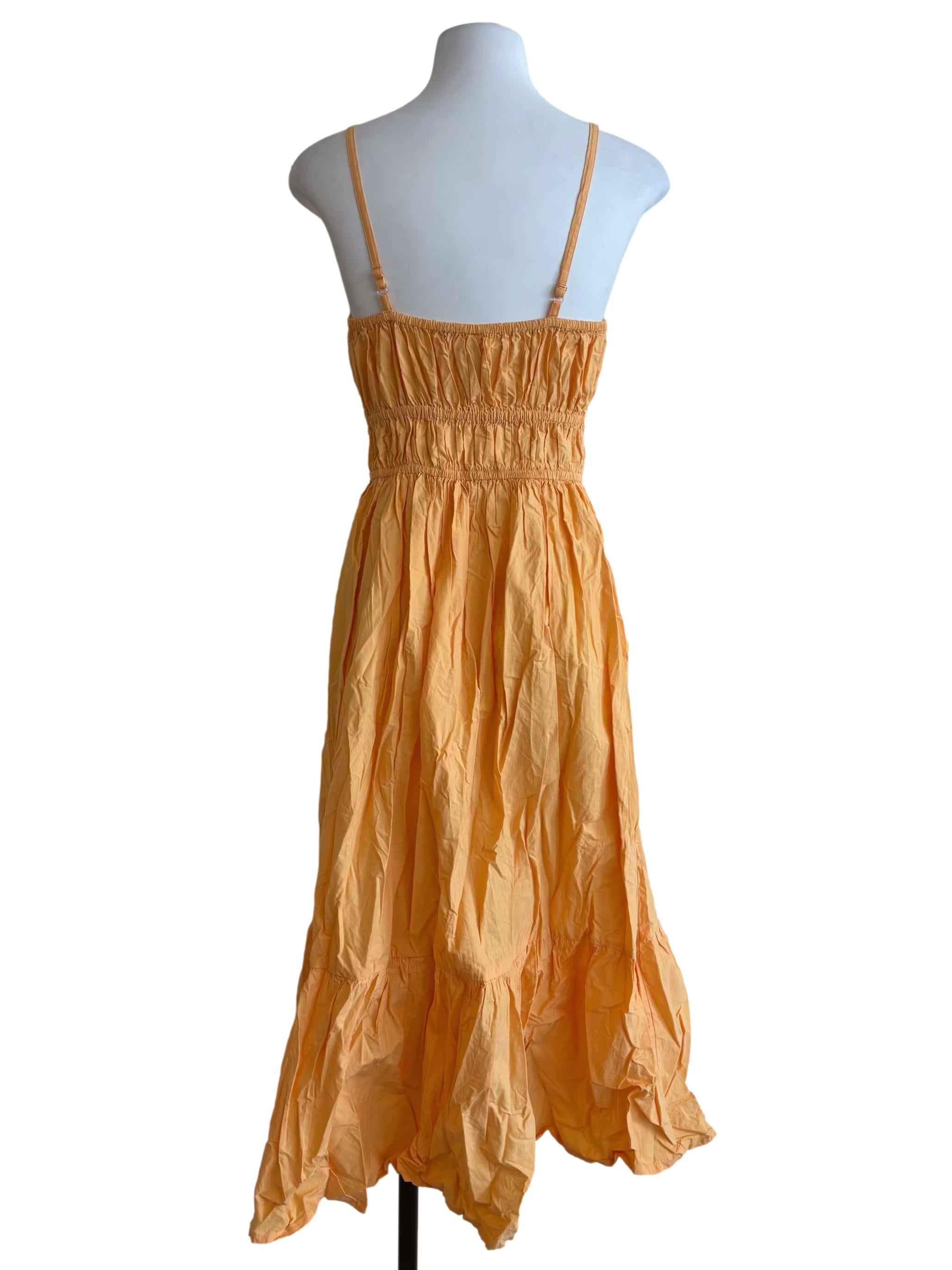 Marigold Yellow Cotton Dress