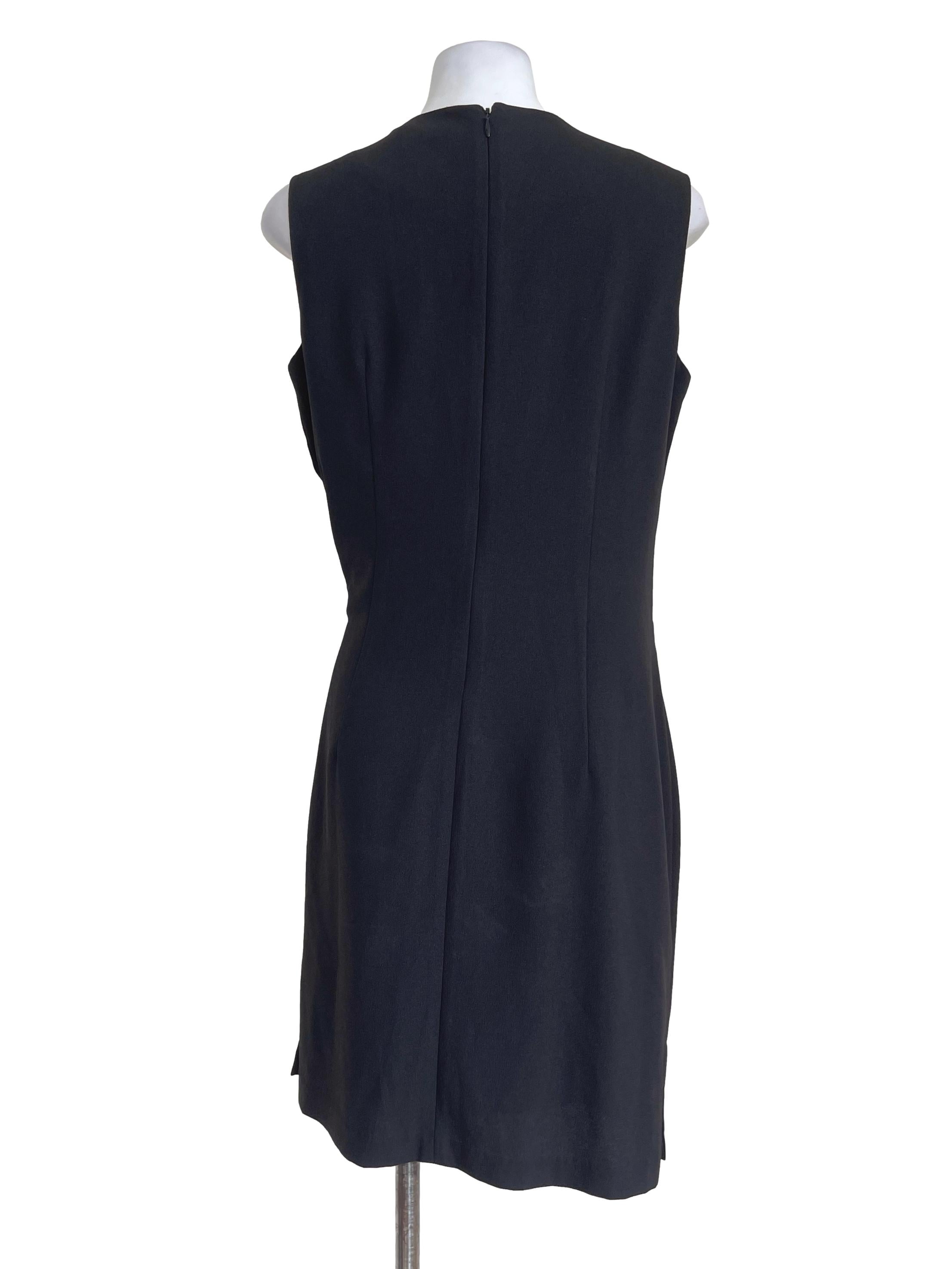 Black Front Tie Dress