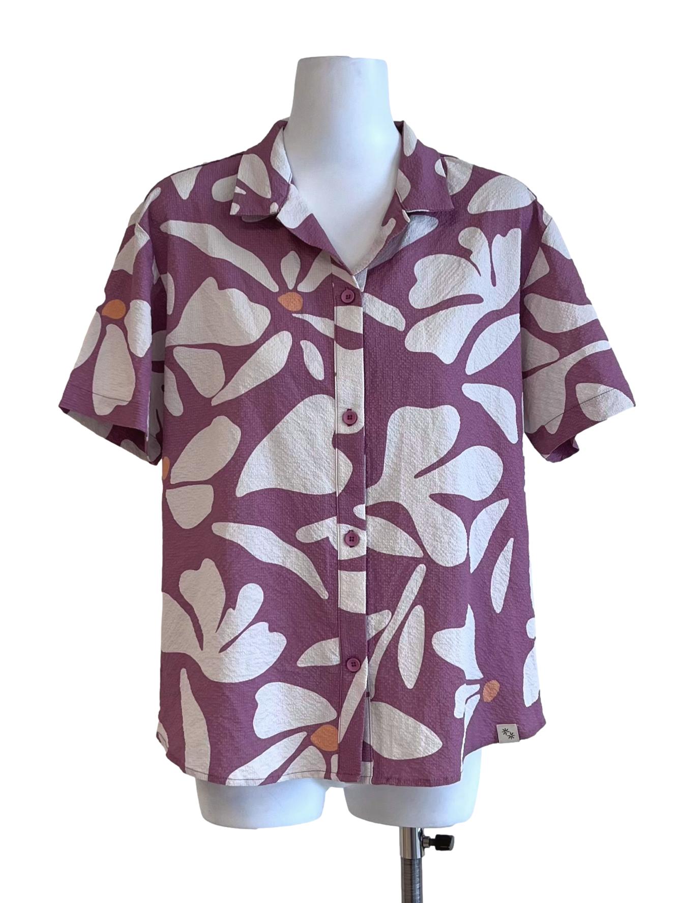 Bubblegum Pink Floral Abstract Shirt