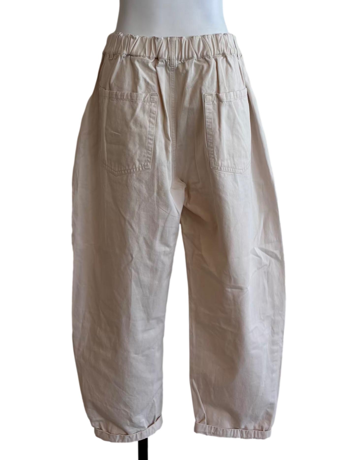 Cream White Straight Cut Bottom LB