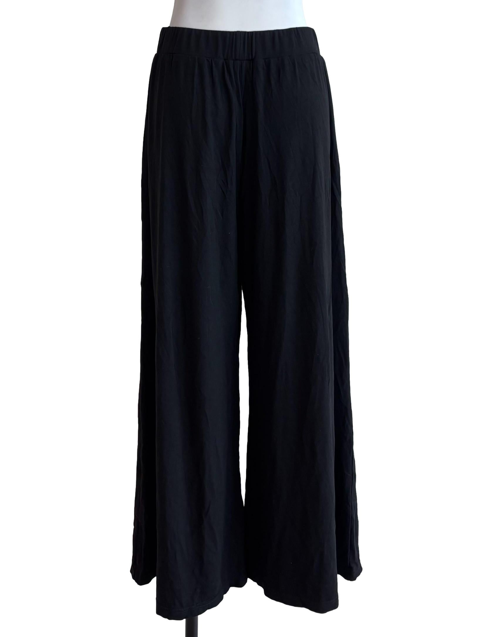 Onyx Black Relaxed Pants