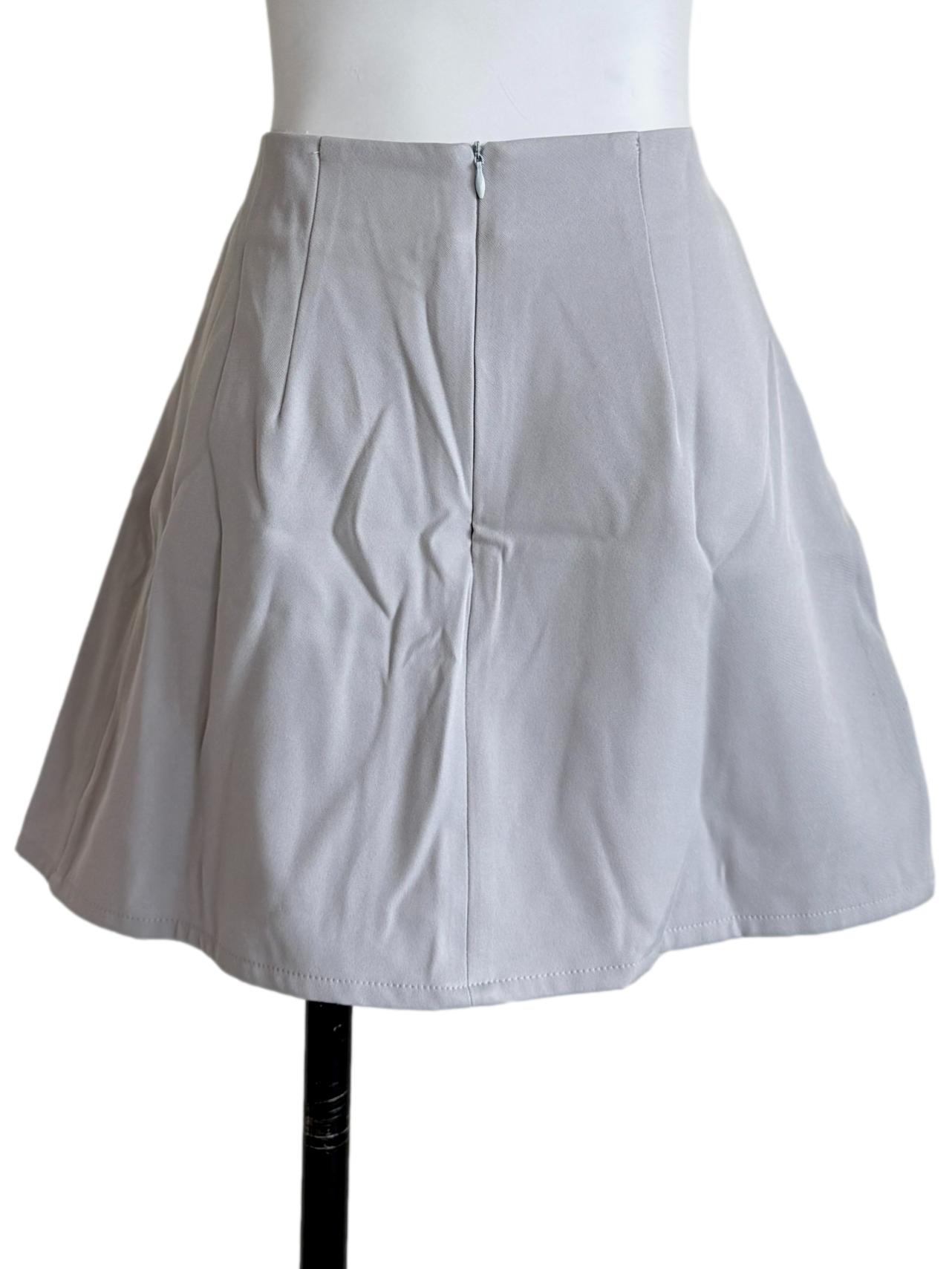 Grey Jasper Slit Side Skorts