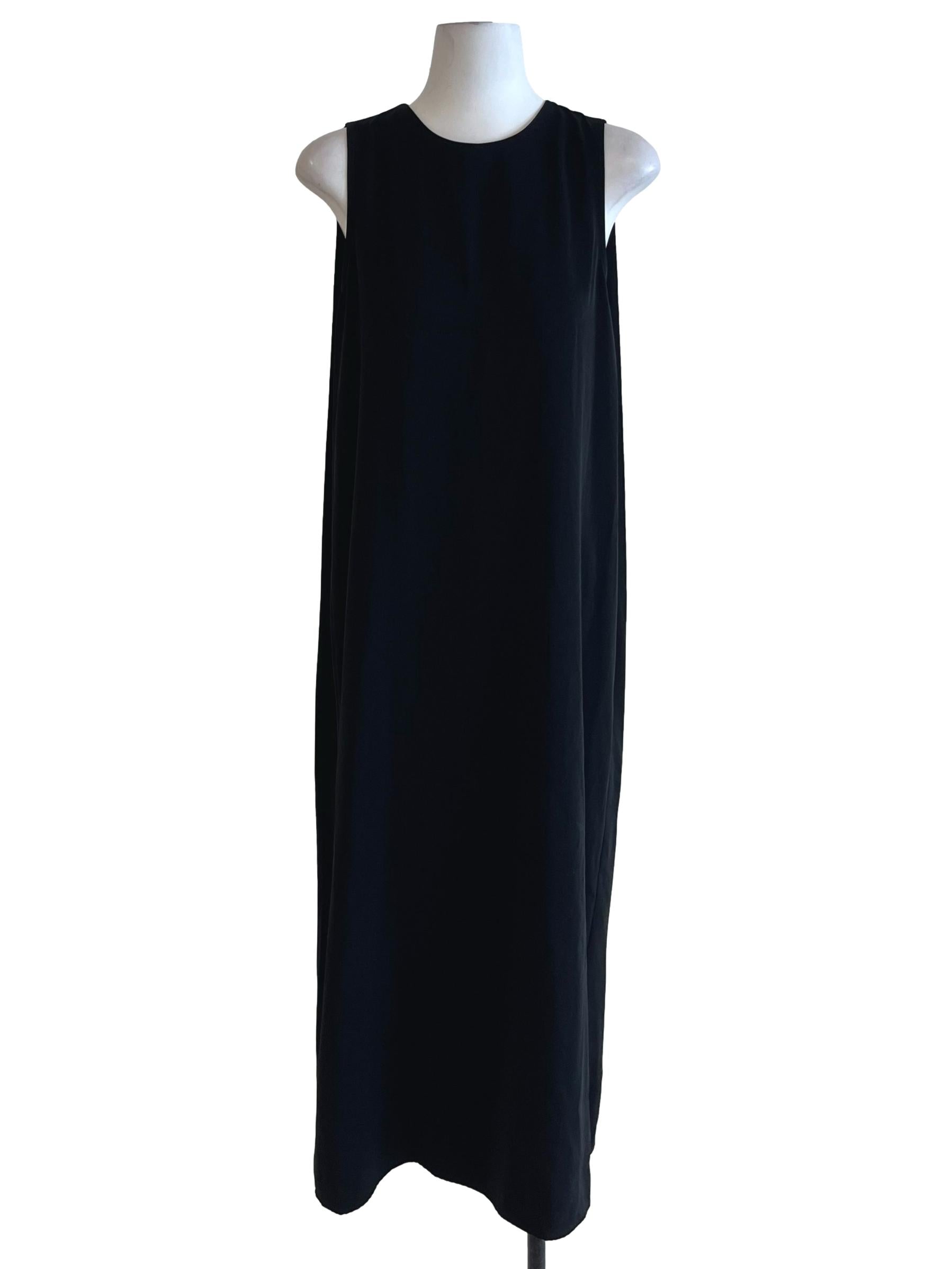 Black Jewel Neckline Shift Dress
