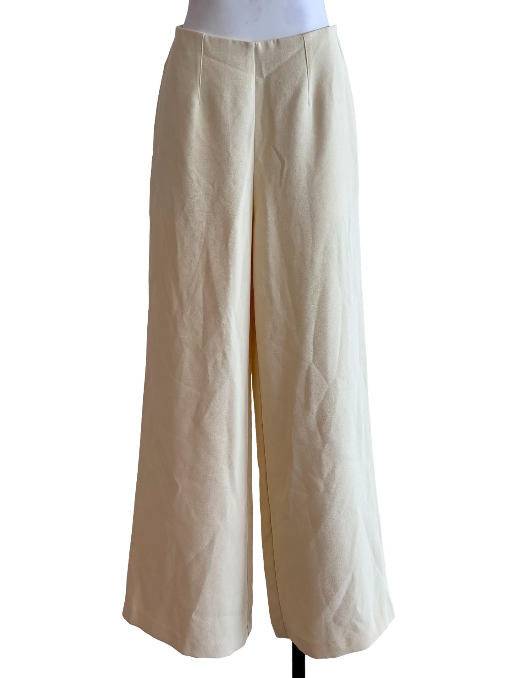 Lemon Yellow Wide Pants