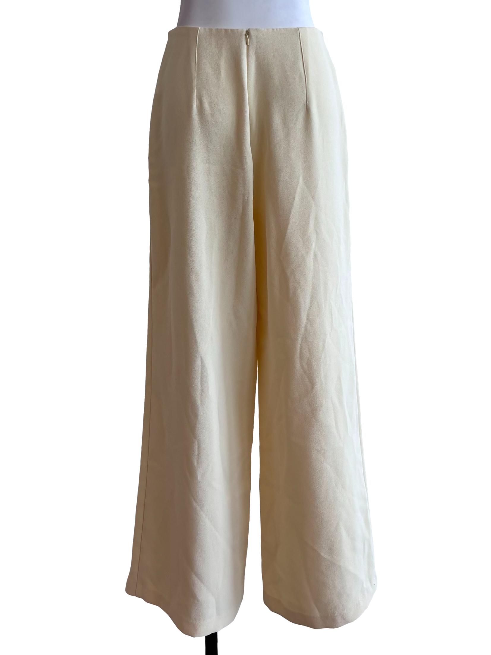 Lemon Yellow Wide Pants