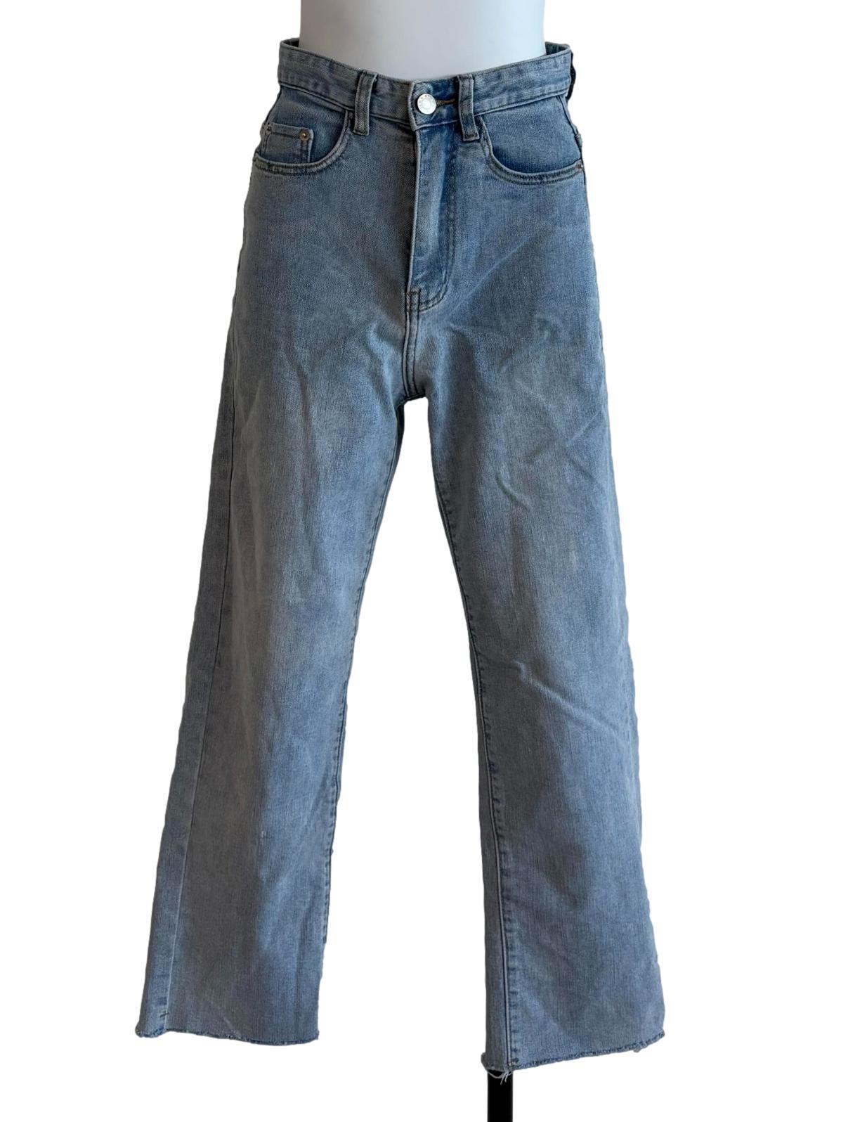 Washed Blue Slim Fit Jeans