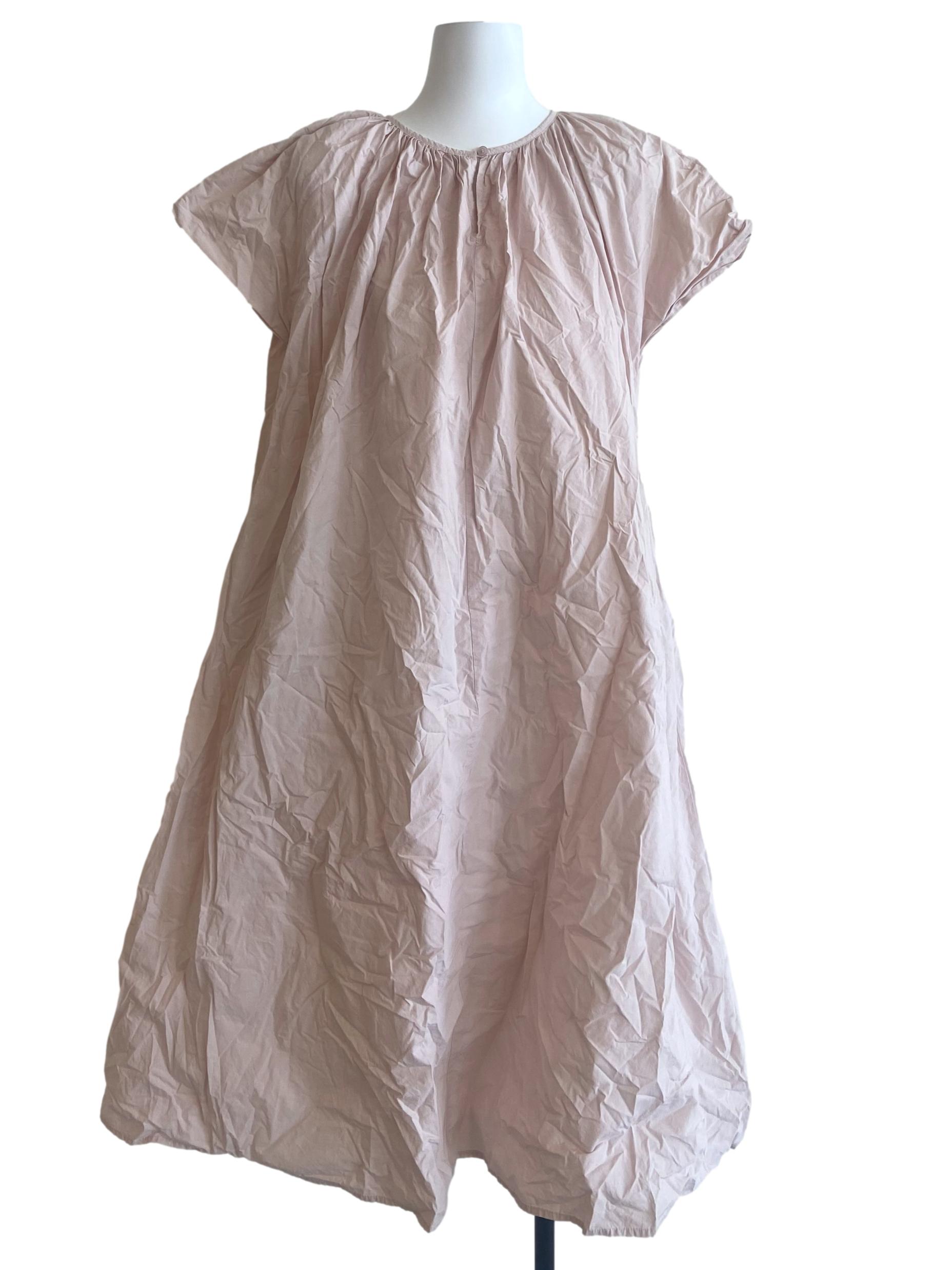 Lemonade Pink Batwing Sleeve Empire Dress
