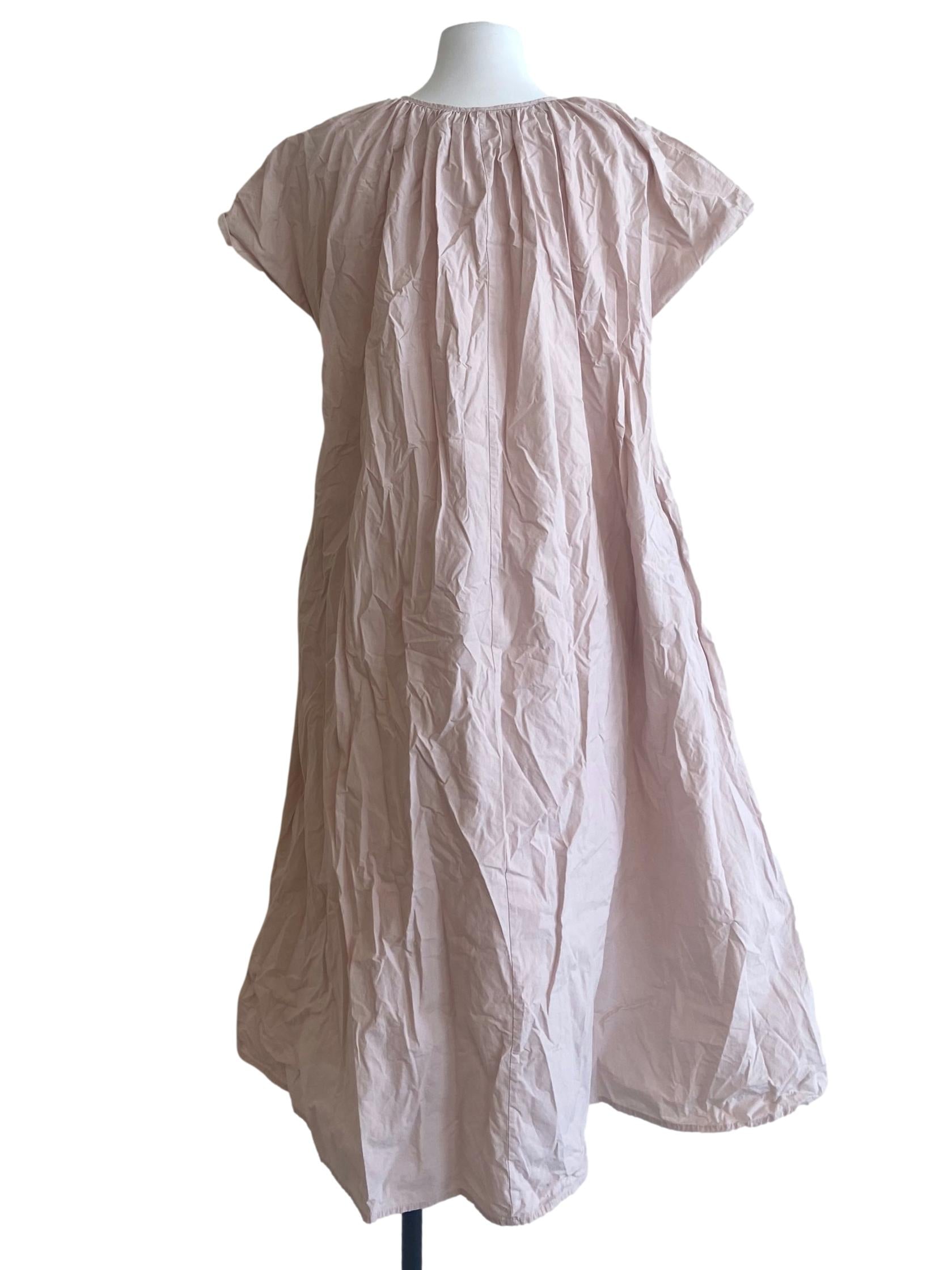 Lemonade Pink Batwing Sleeve Empire Dress