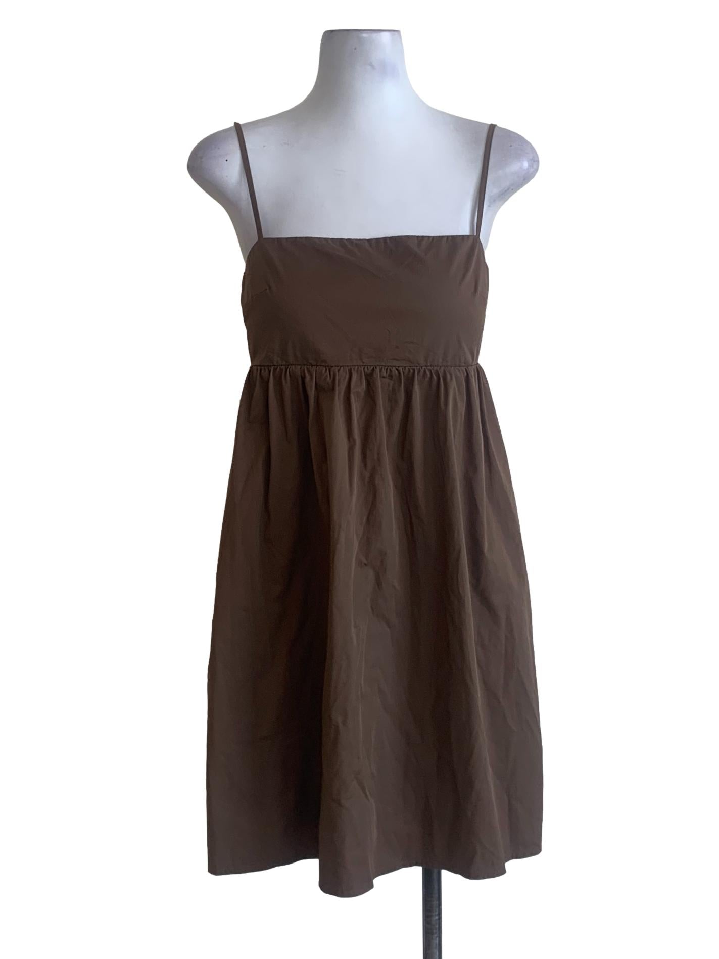 Tortilla Brown Baby Doll Dress