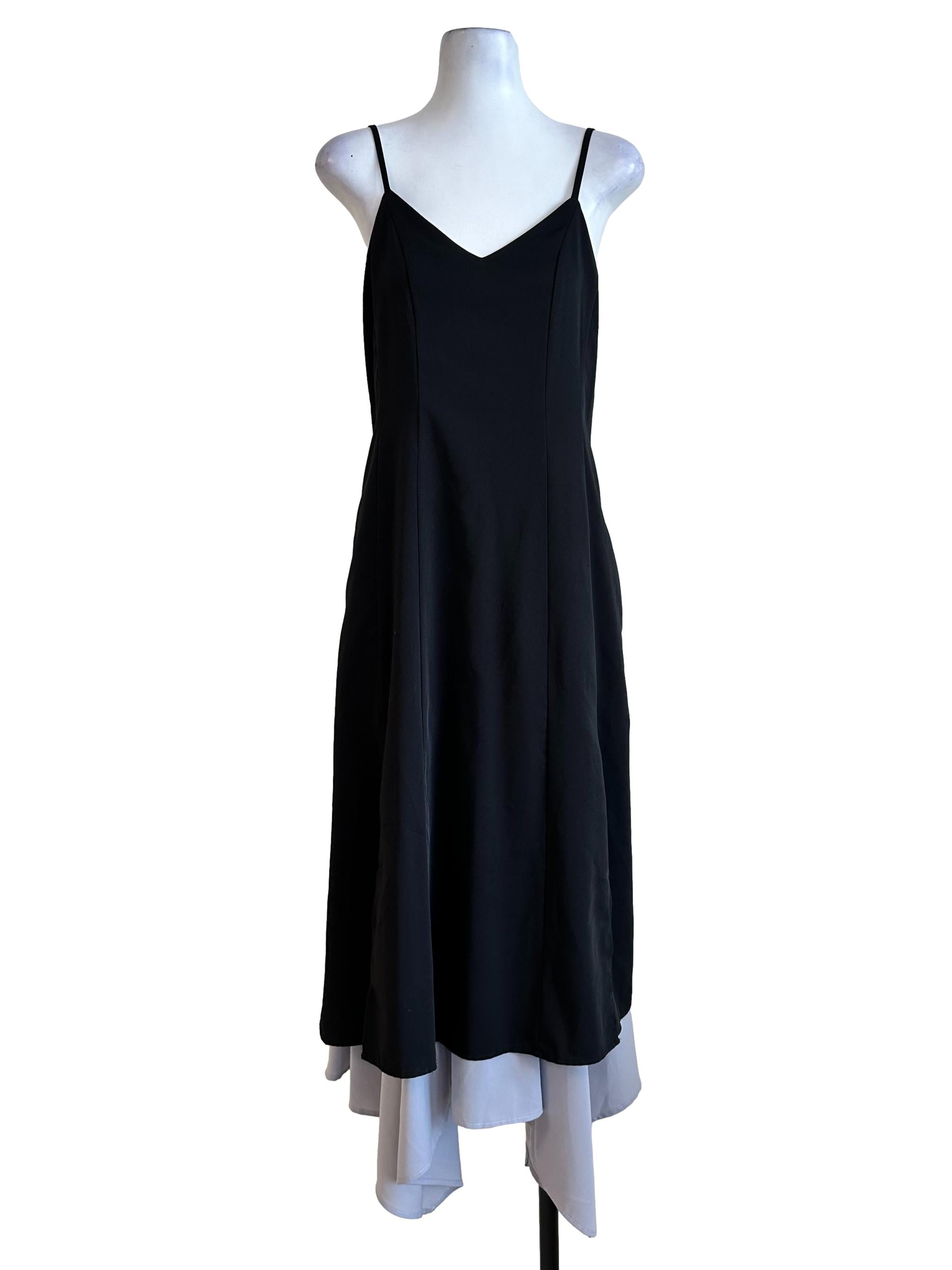 Black Non Padded Maxi Dress