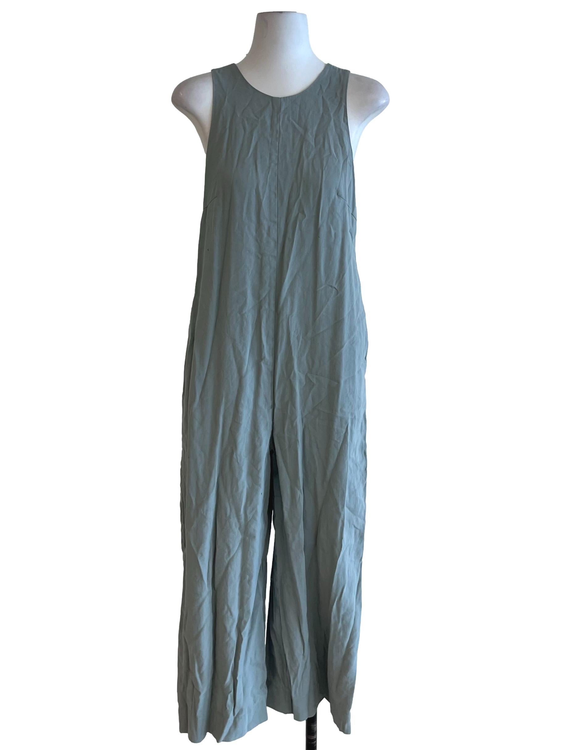 Pistachio Scoop Neckline Jumpsuit