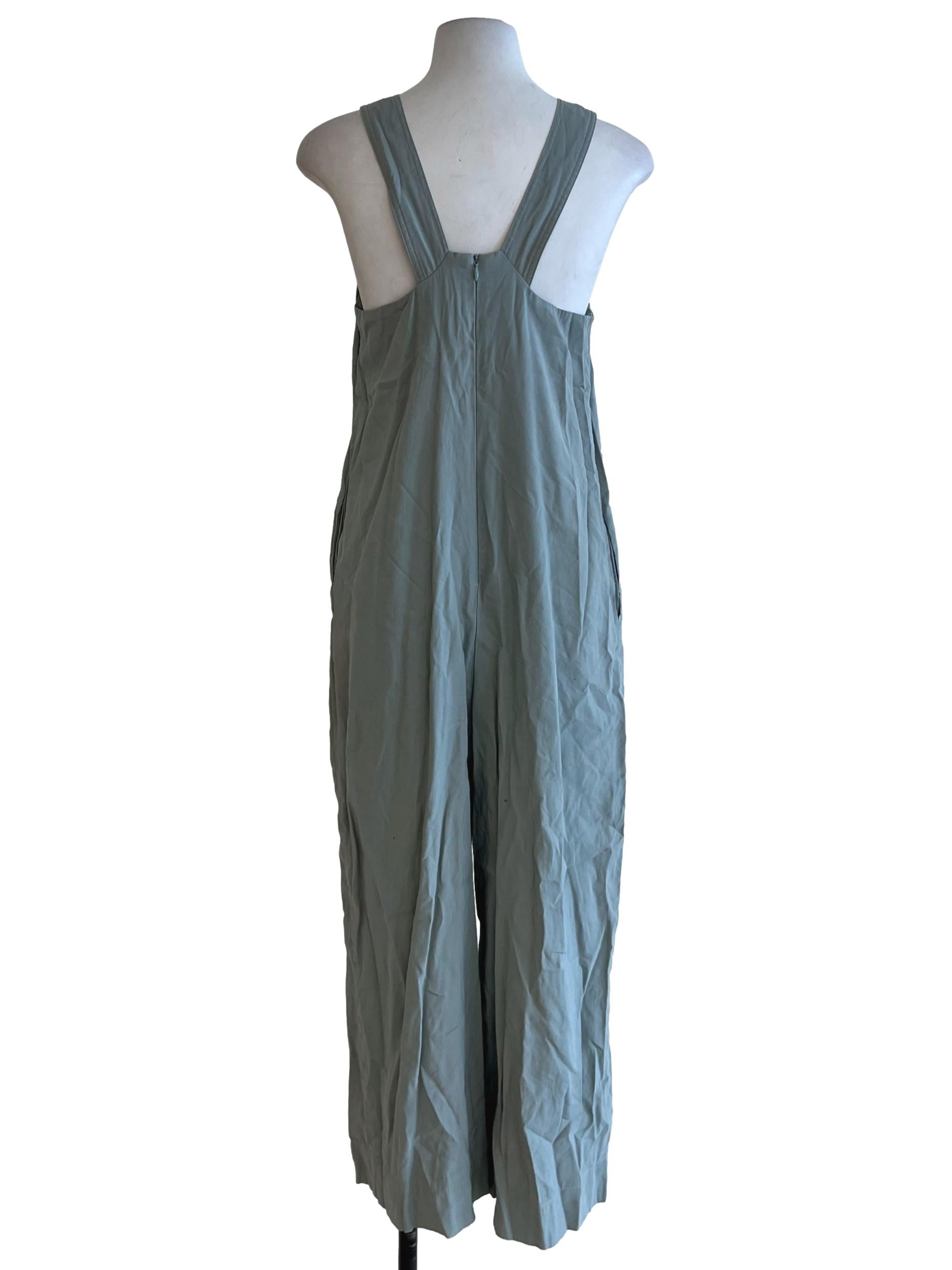 Pistachio Scoop Neckline Jumpsuit
