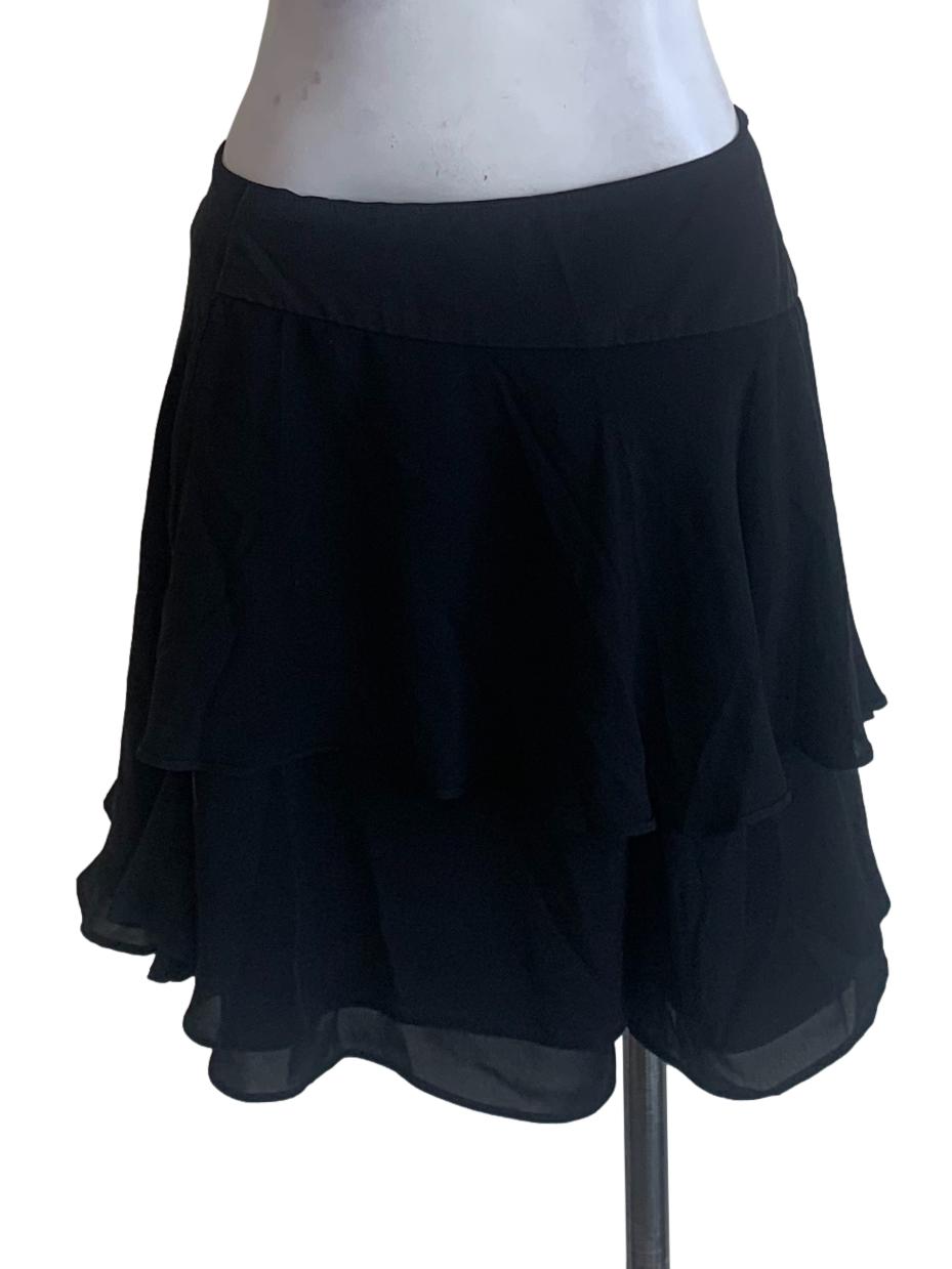 Black Layered Skort