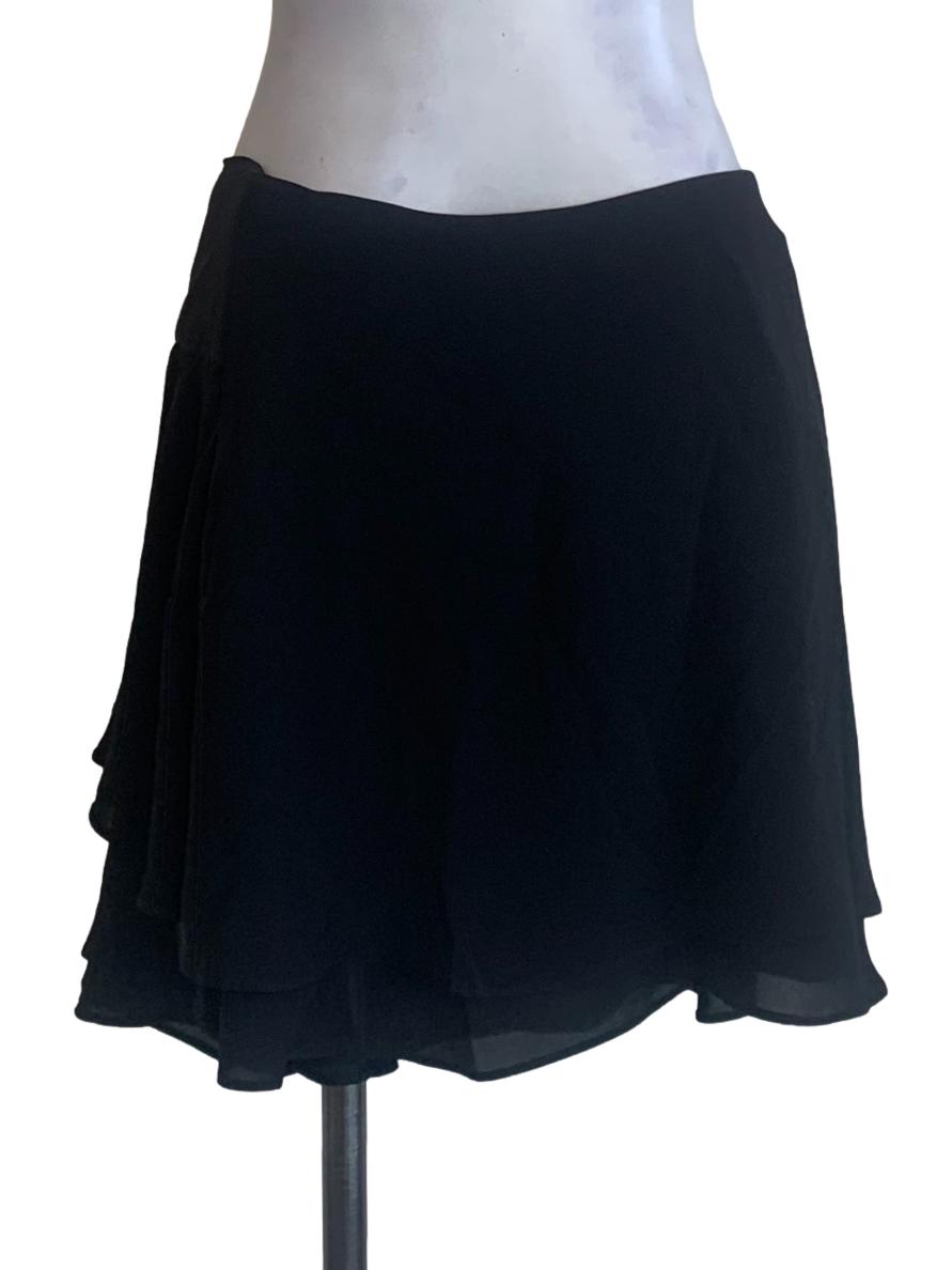 Black Layered Skort