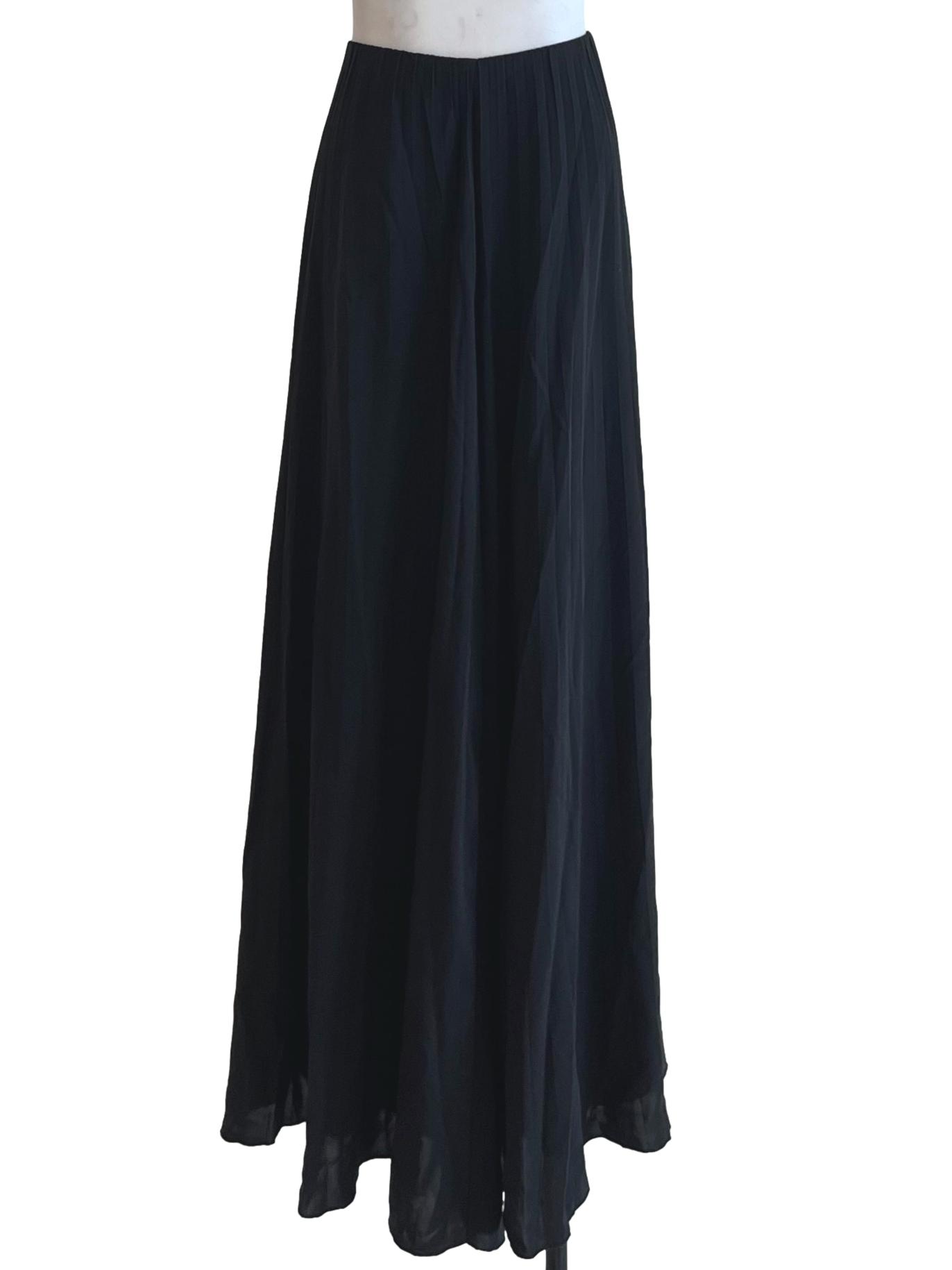 Black High-Waisted Culottes