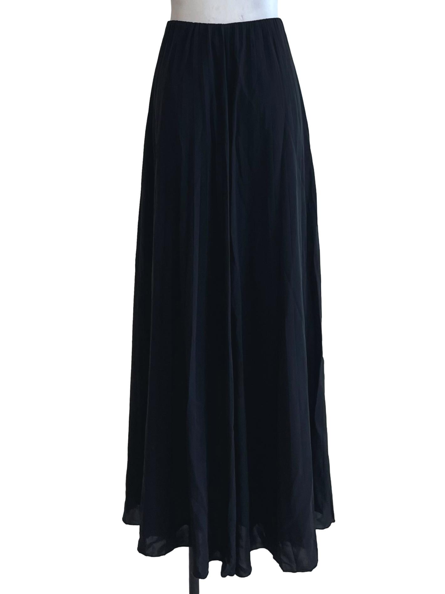 Black High-Waisted Culottes