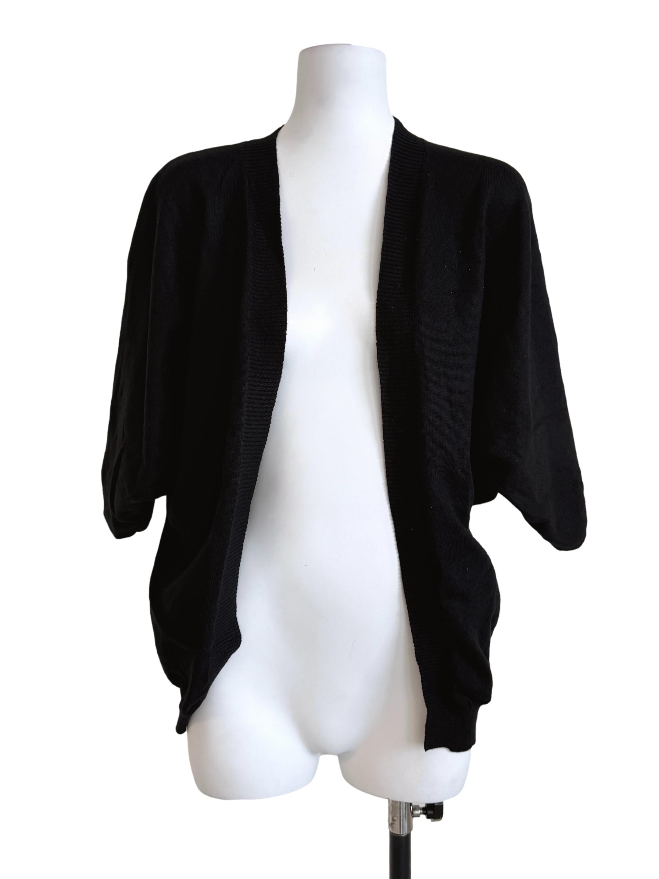 Black Batwing Cardigan