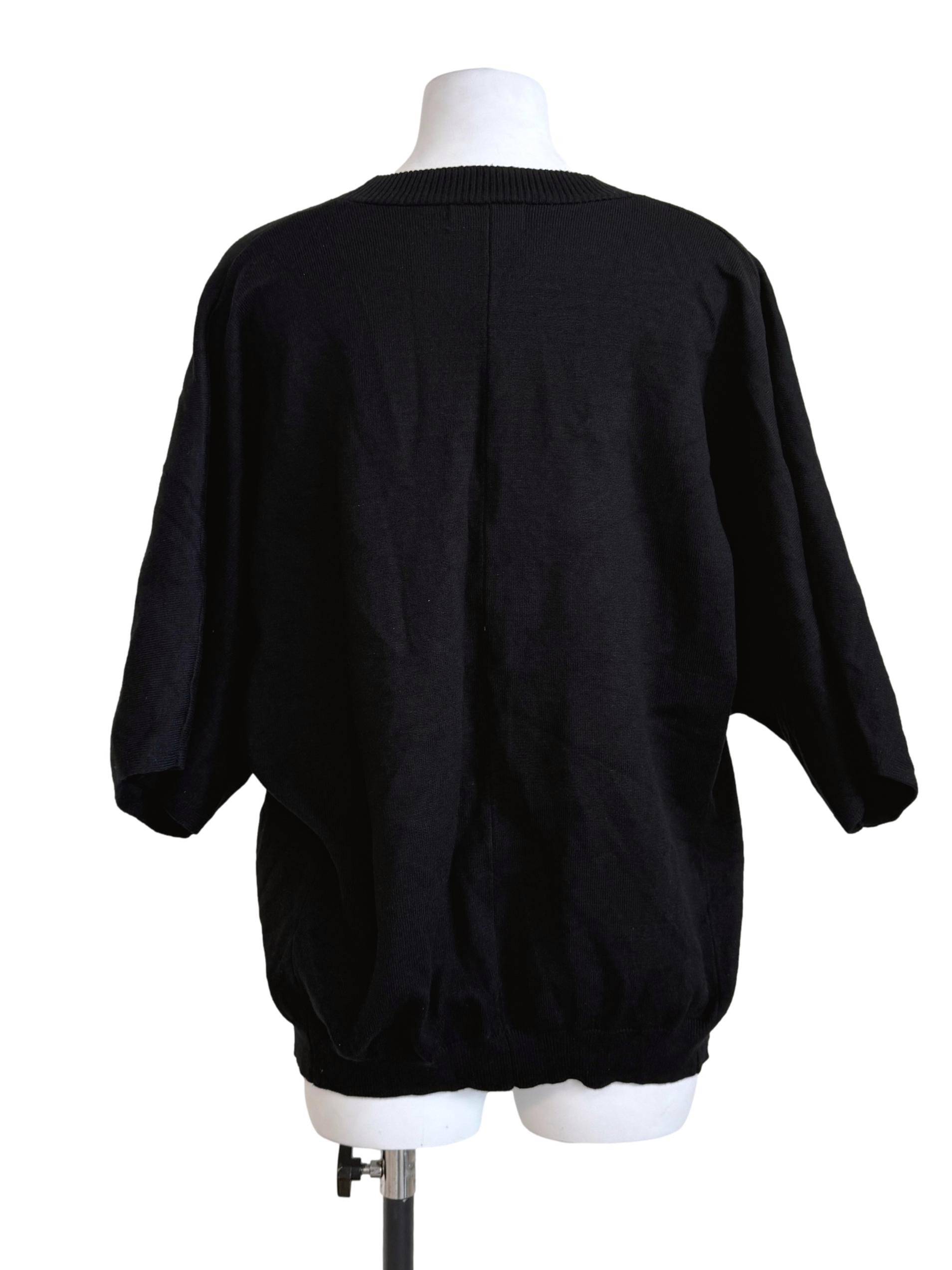 Black Batwing Cardigan