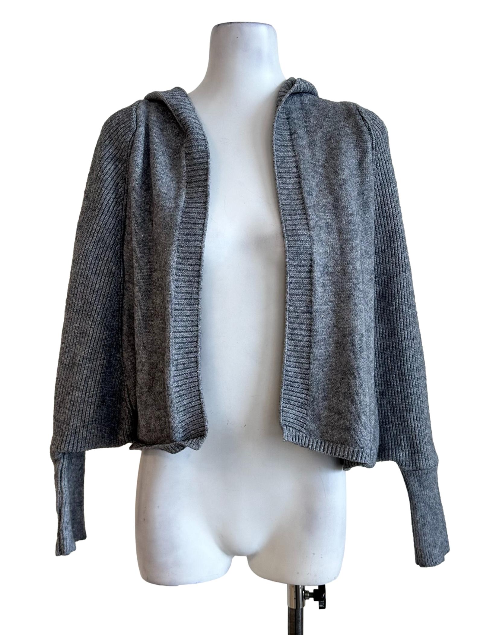 Anchor Grey Knitted Hoodies