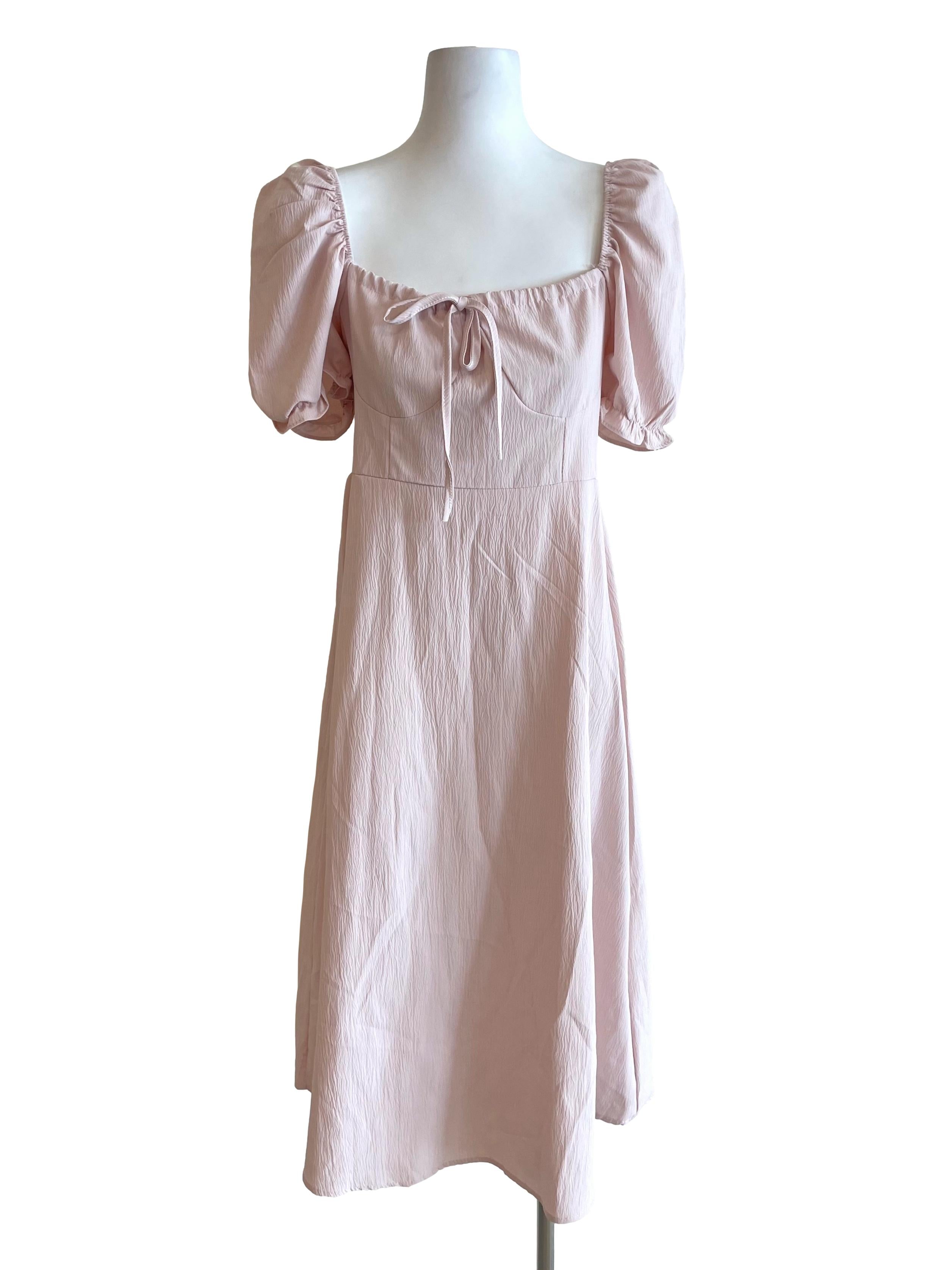 Baby Pink Sweetheart A-Line Dress