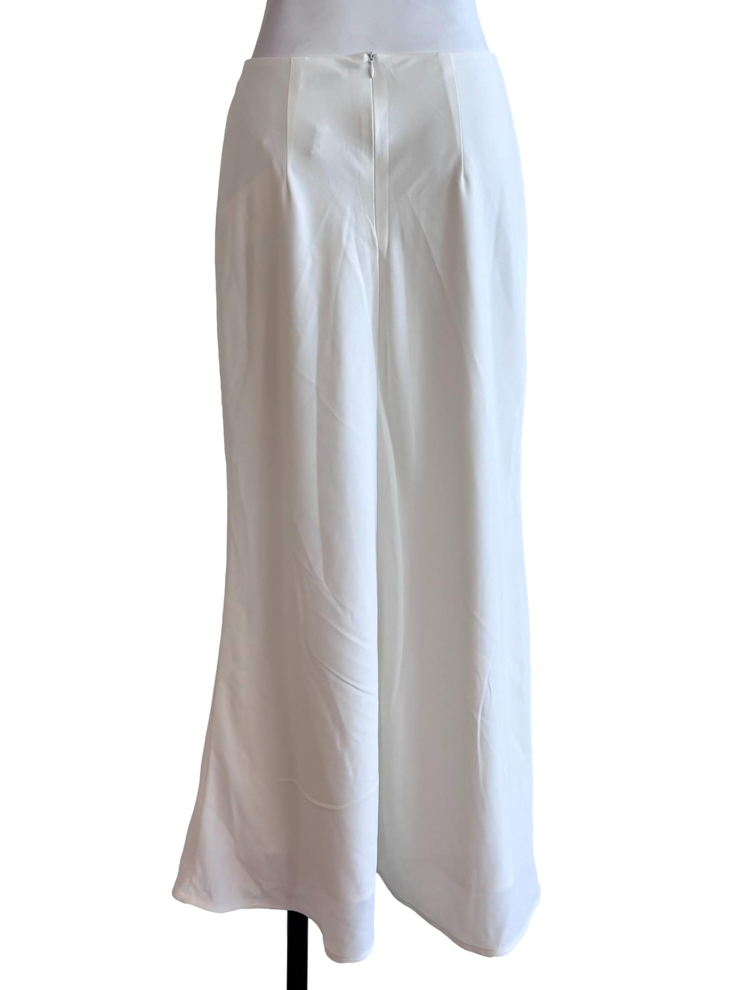Pearl White Maxi Skirt