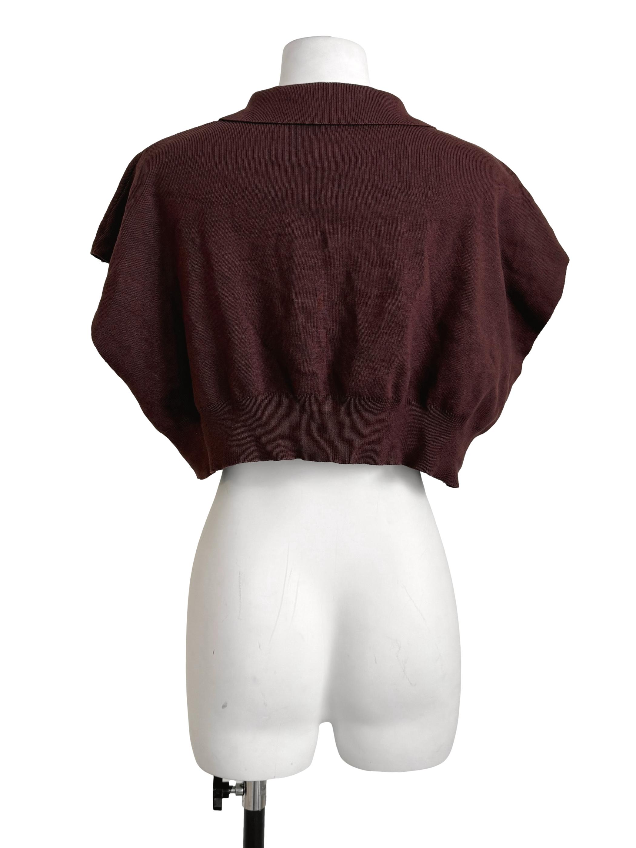 Penny Brown Knit Top