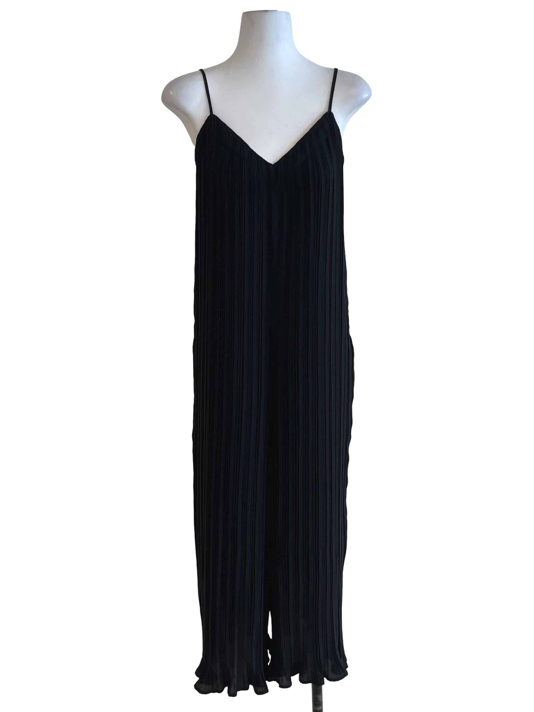 Black Spaghetti Strap Jumpsuit