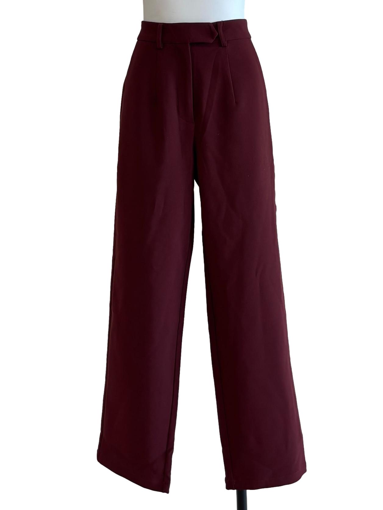 Mahogany Straight Cut Pants