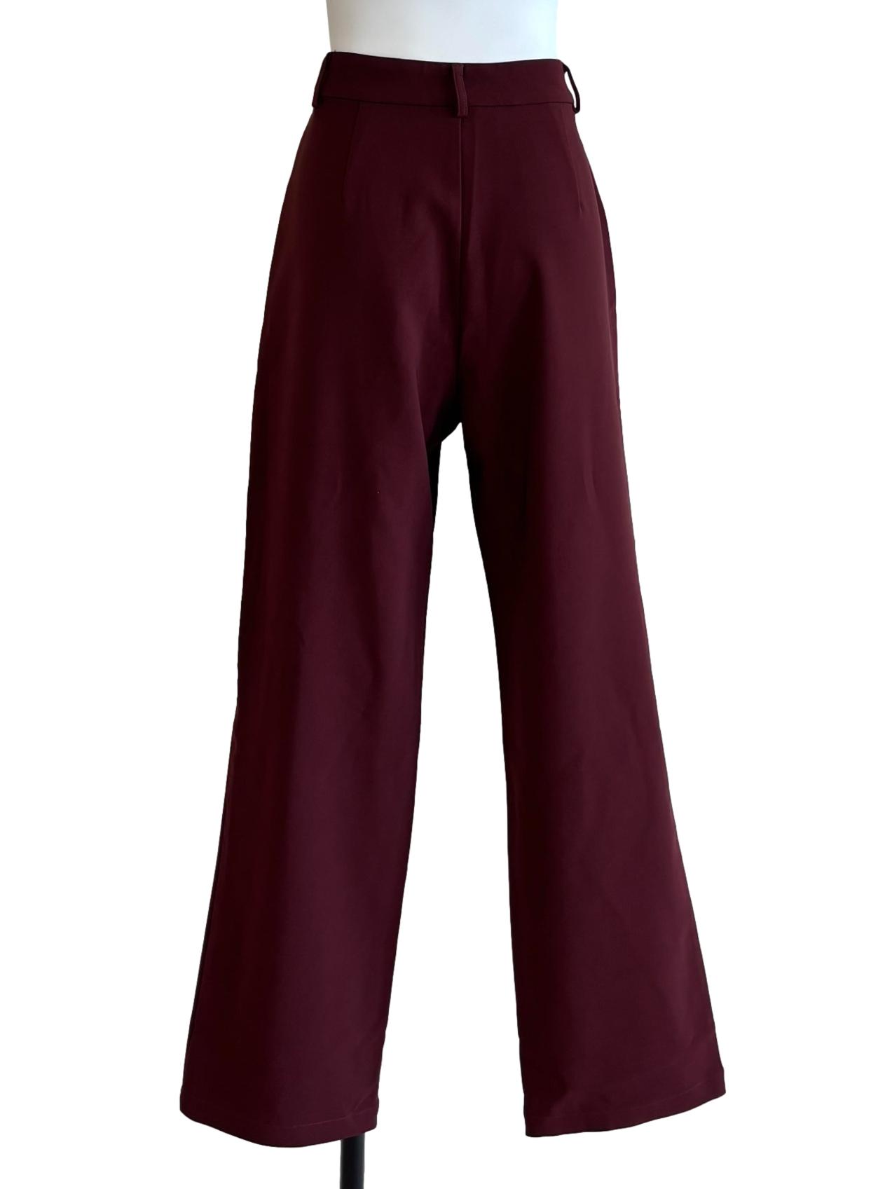 Mahogany Straight Cut Pants