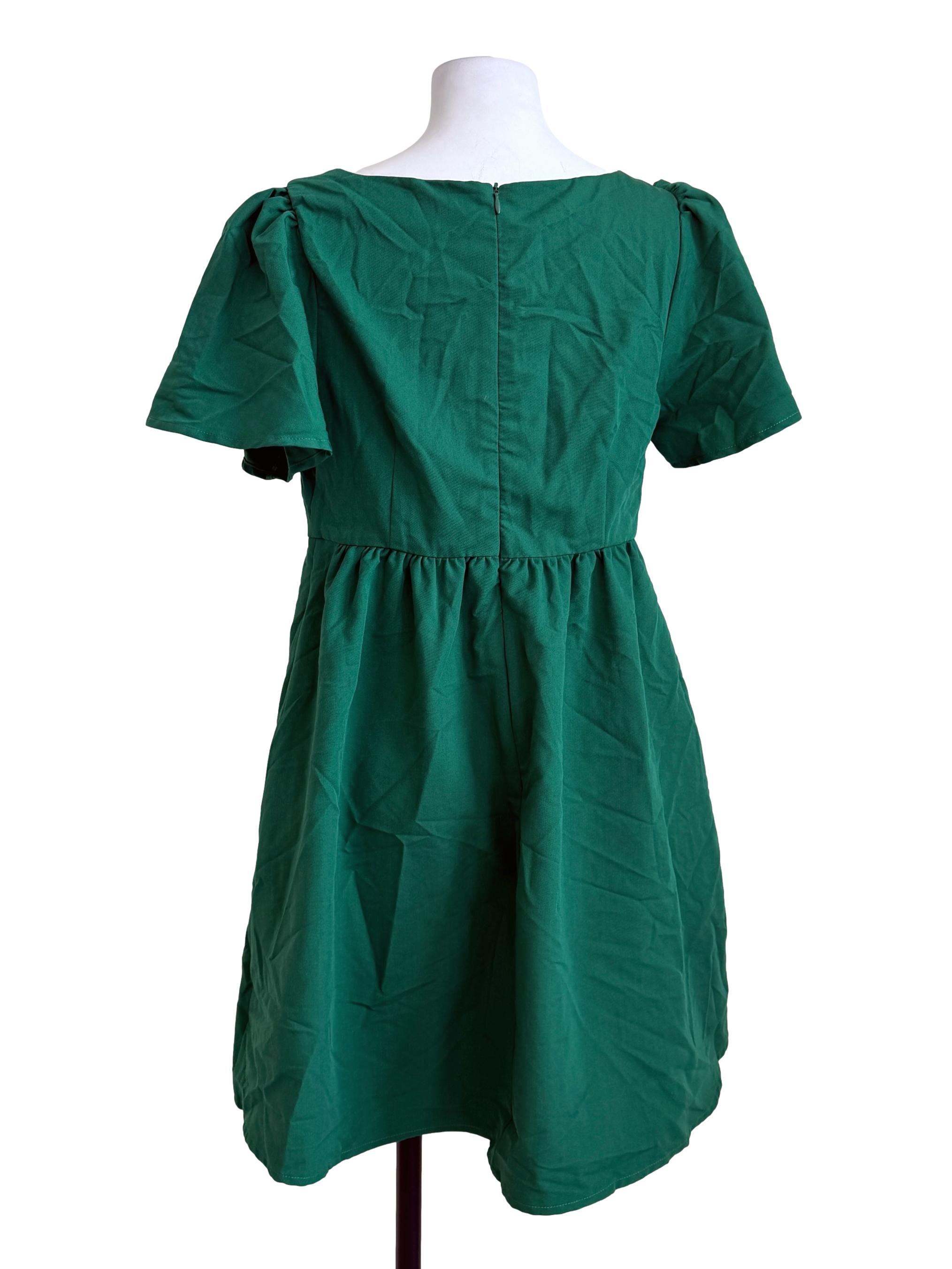 Emerald Green Shirt Dress