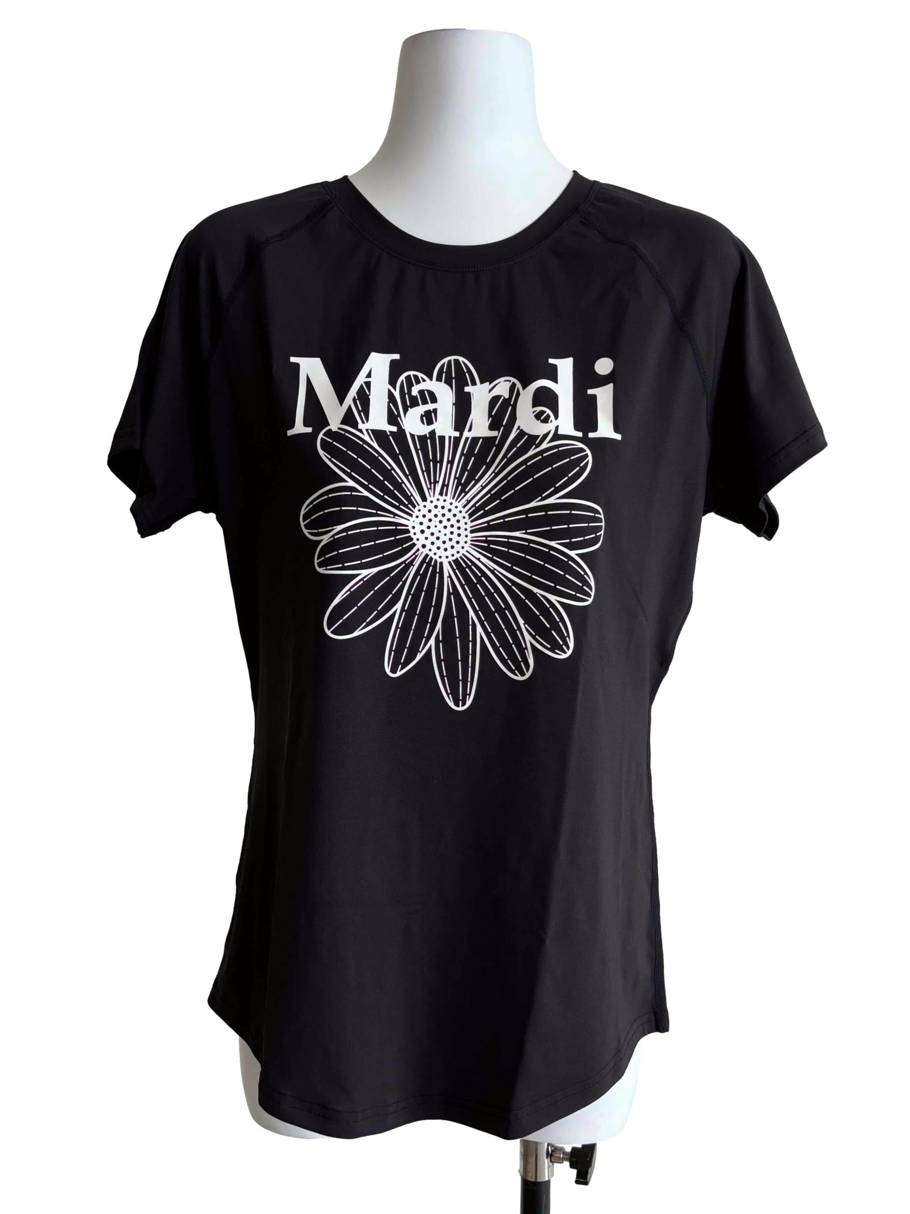Onyx Black Fitted Graphic Tee