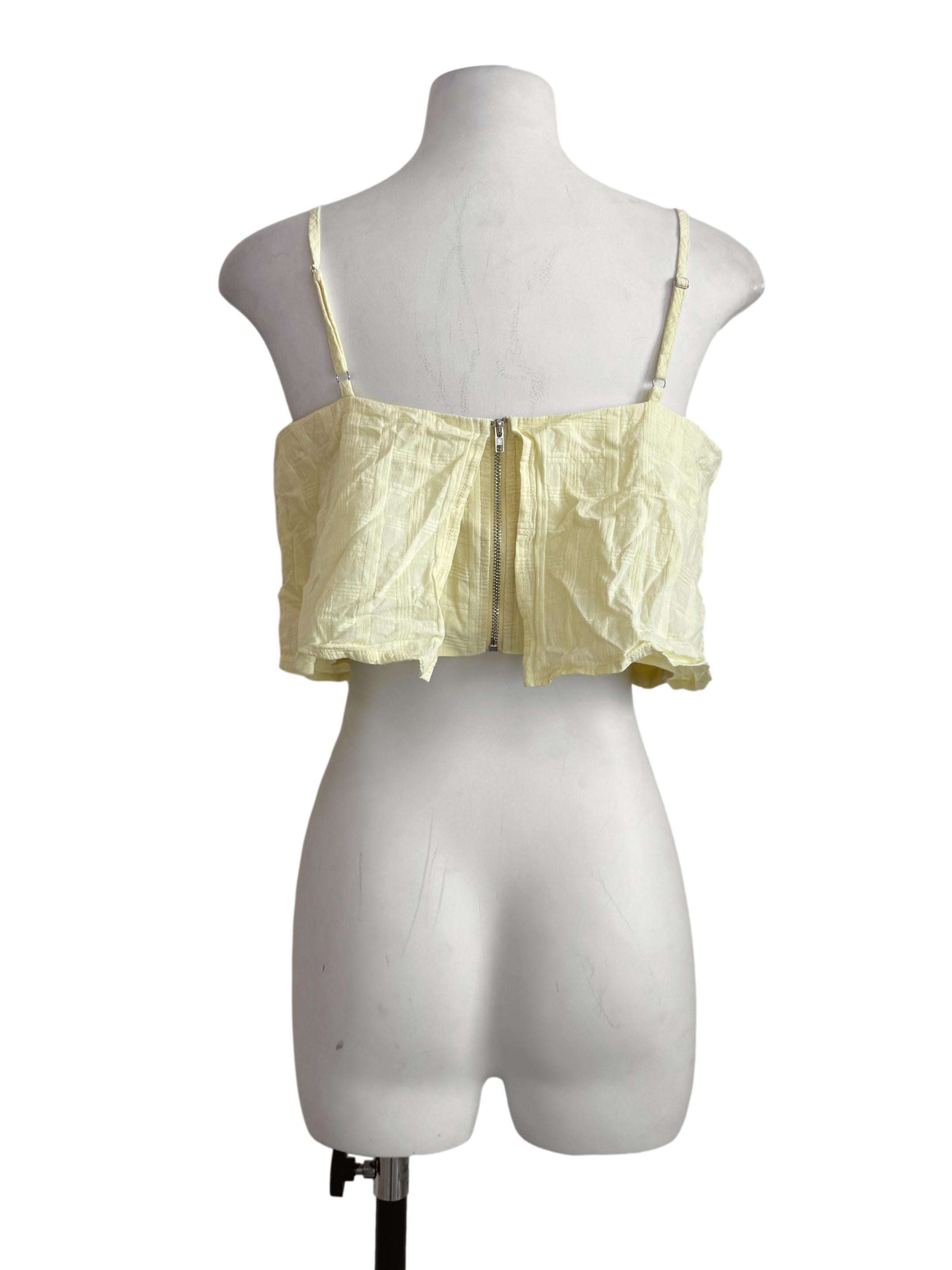 Daffodil Yellow Spaghetti Strap Top TTR