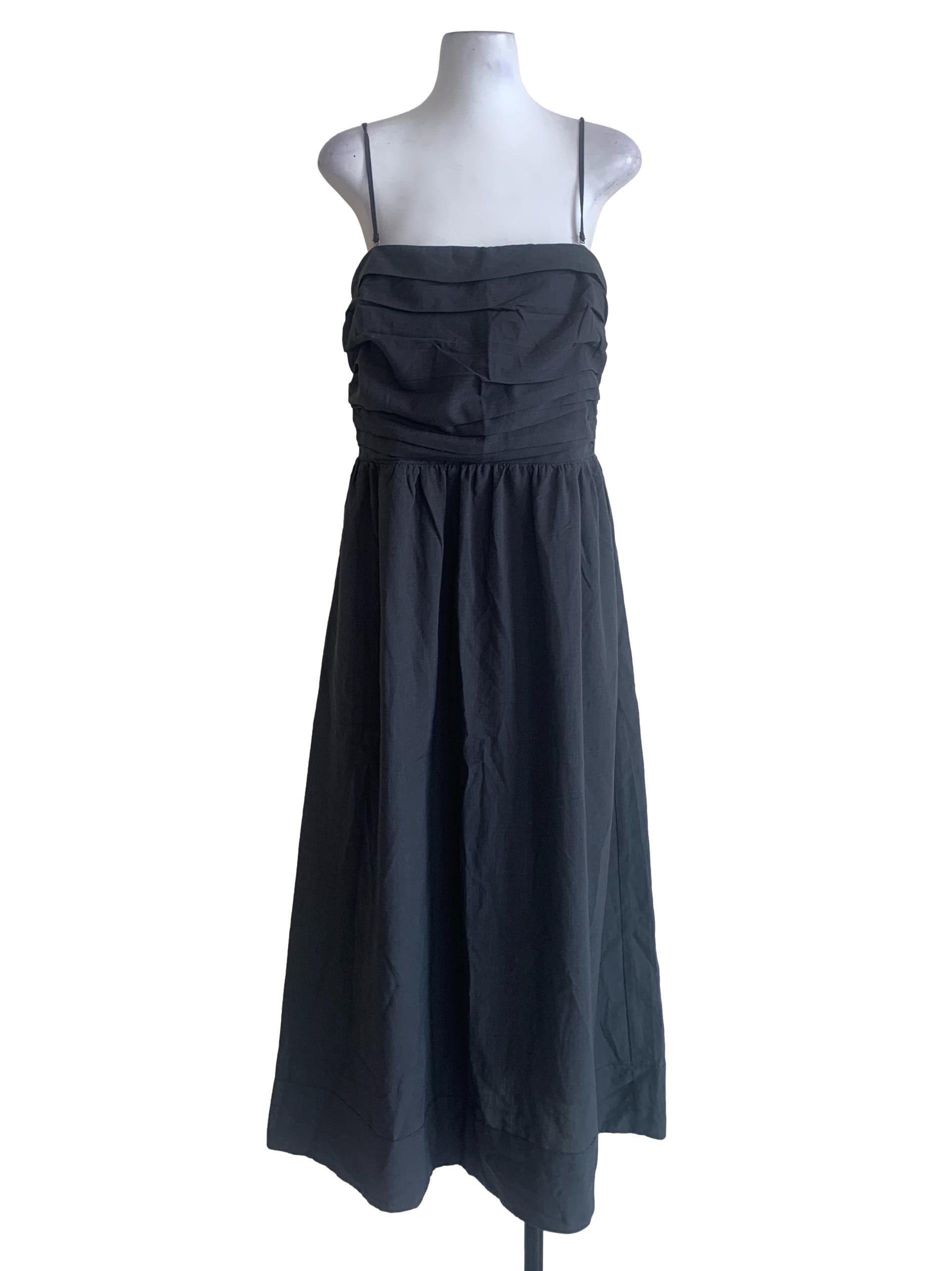 Slate Grey Apron Dress
