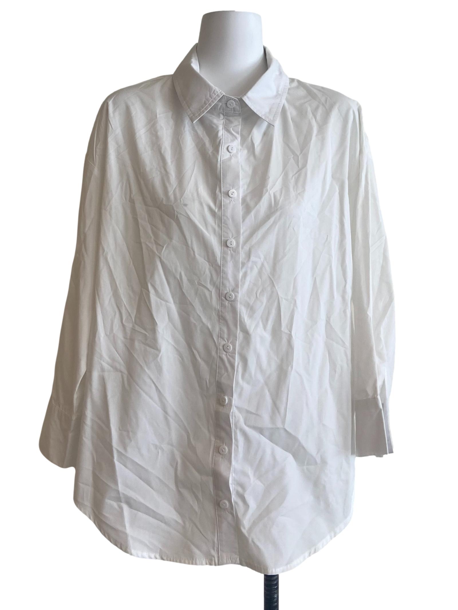 White Button Down Blouse