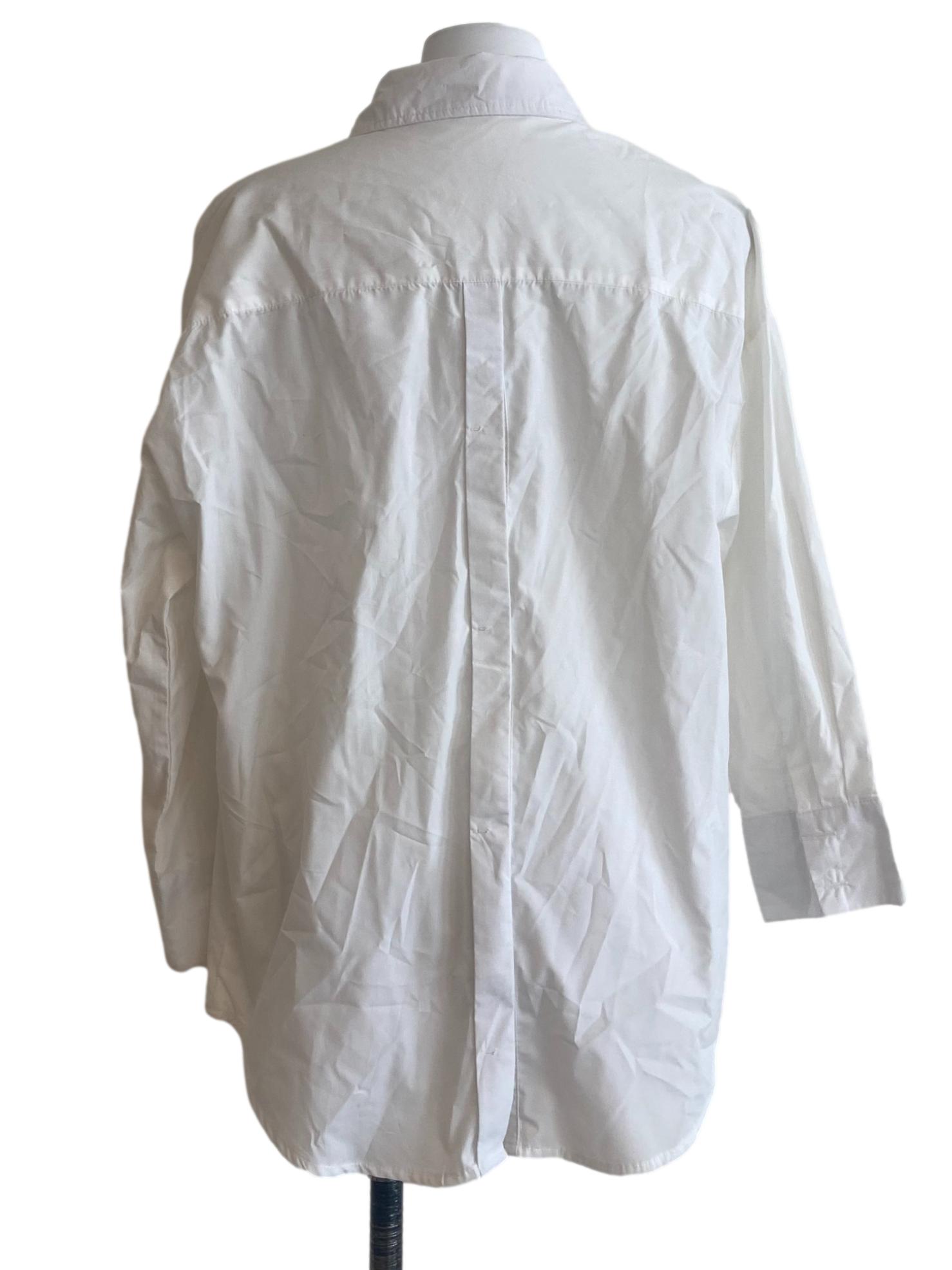 White Button Down Blouse