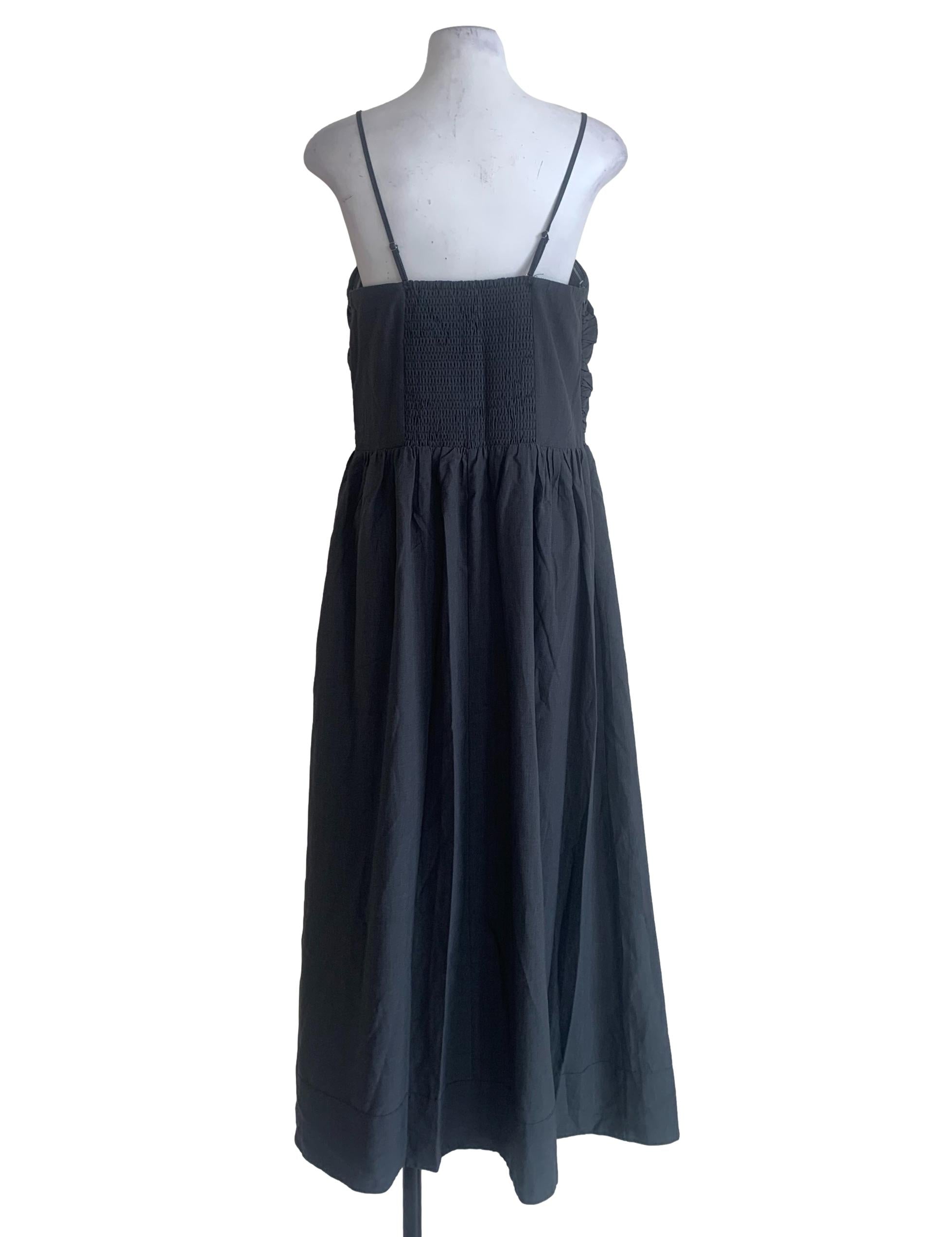 Slate Grey Apron Dress