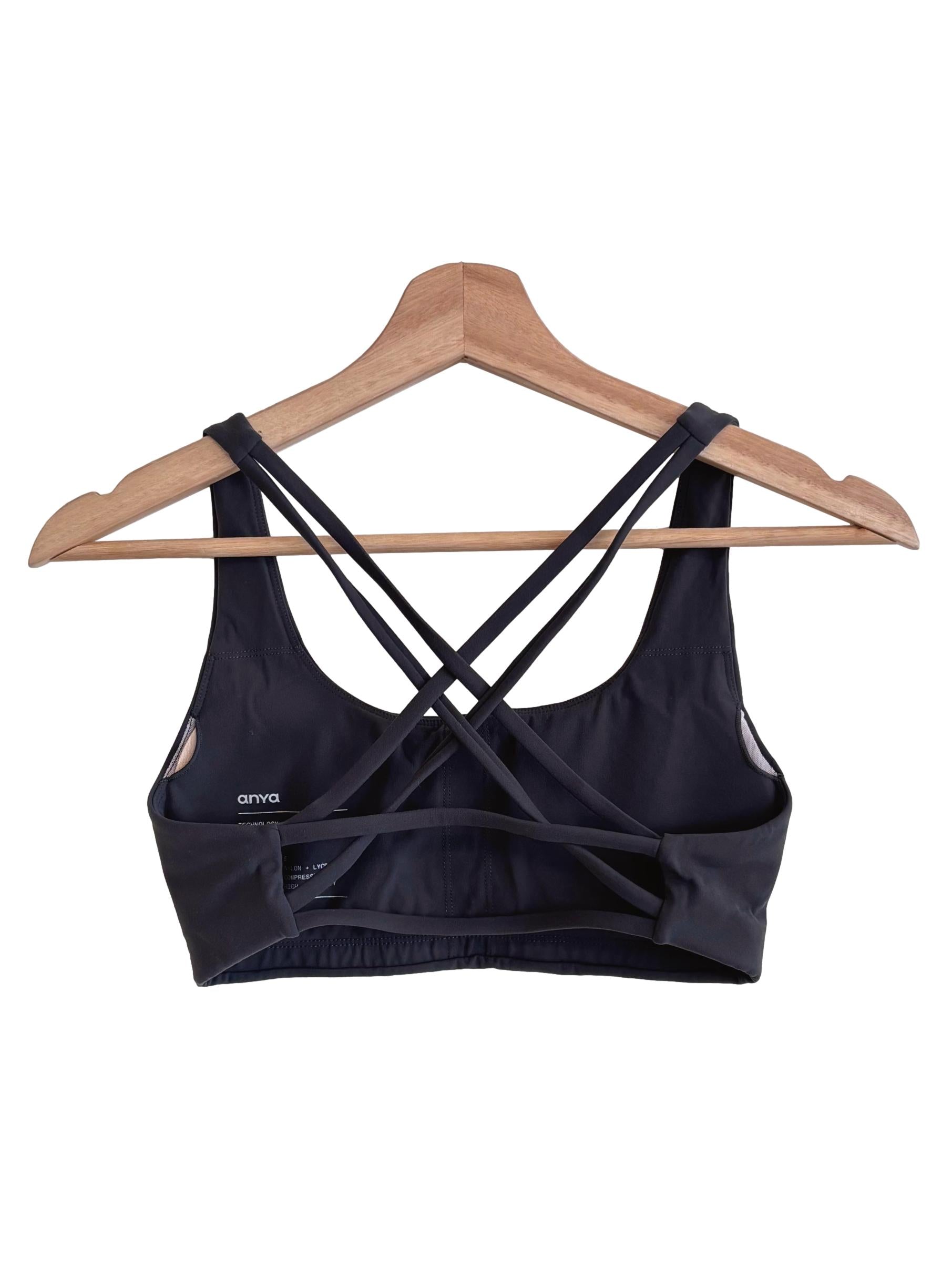 Anchor Grey Strappy Sports Bra