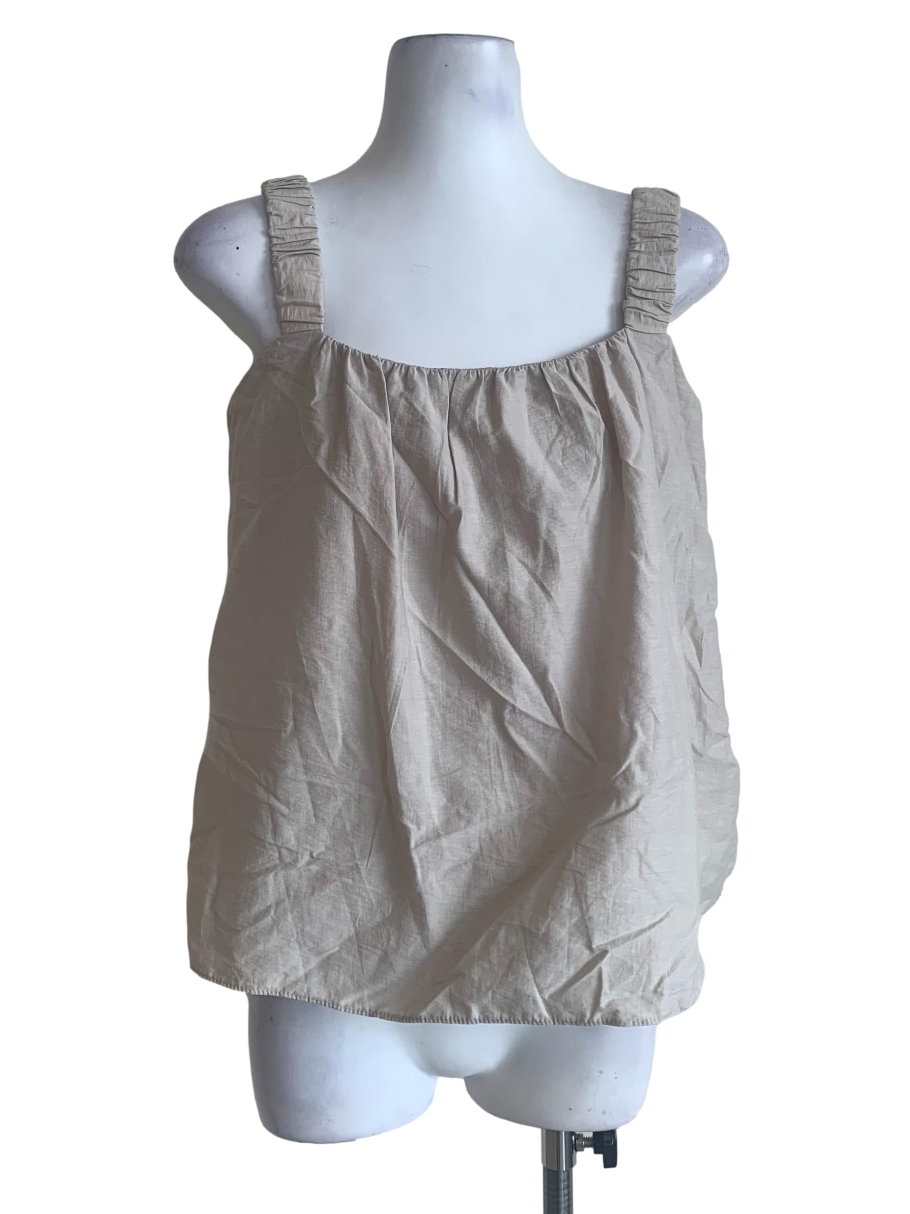 Alabaster White Square Neck Top