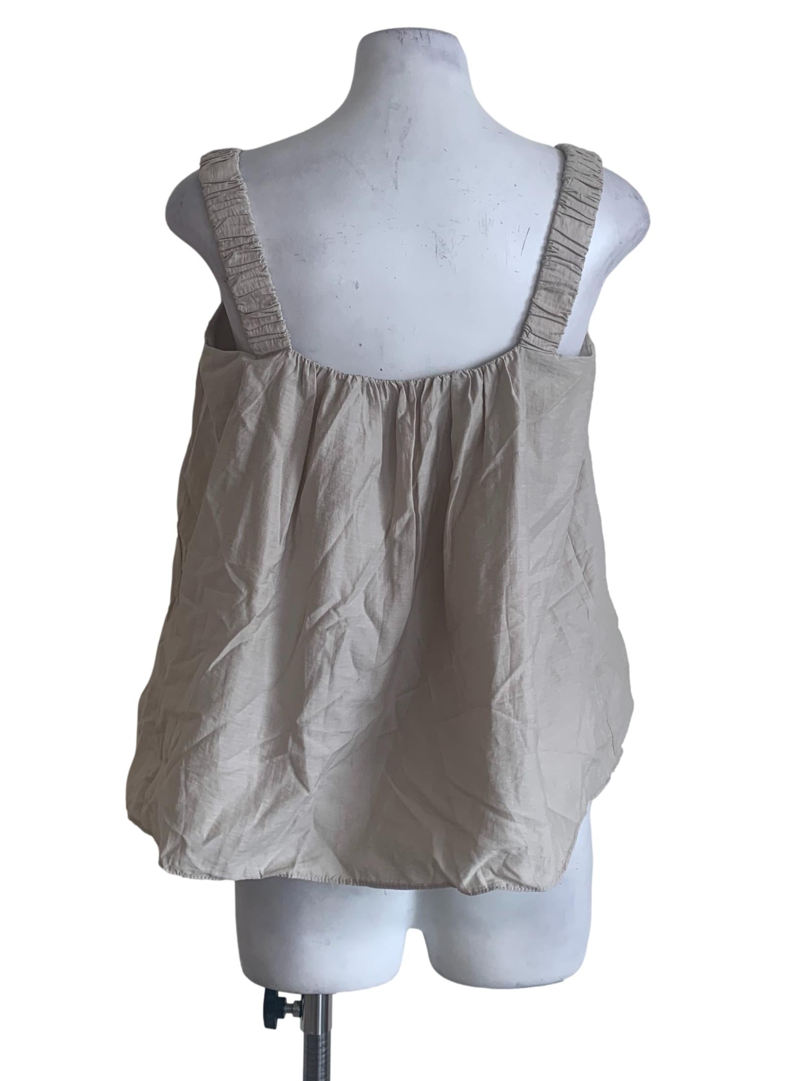 Alabaster White Square Neck Top