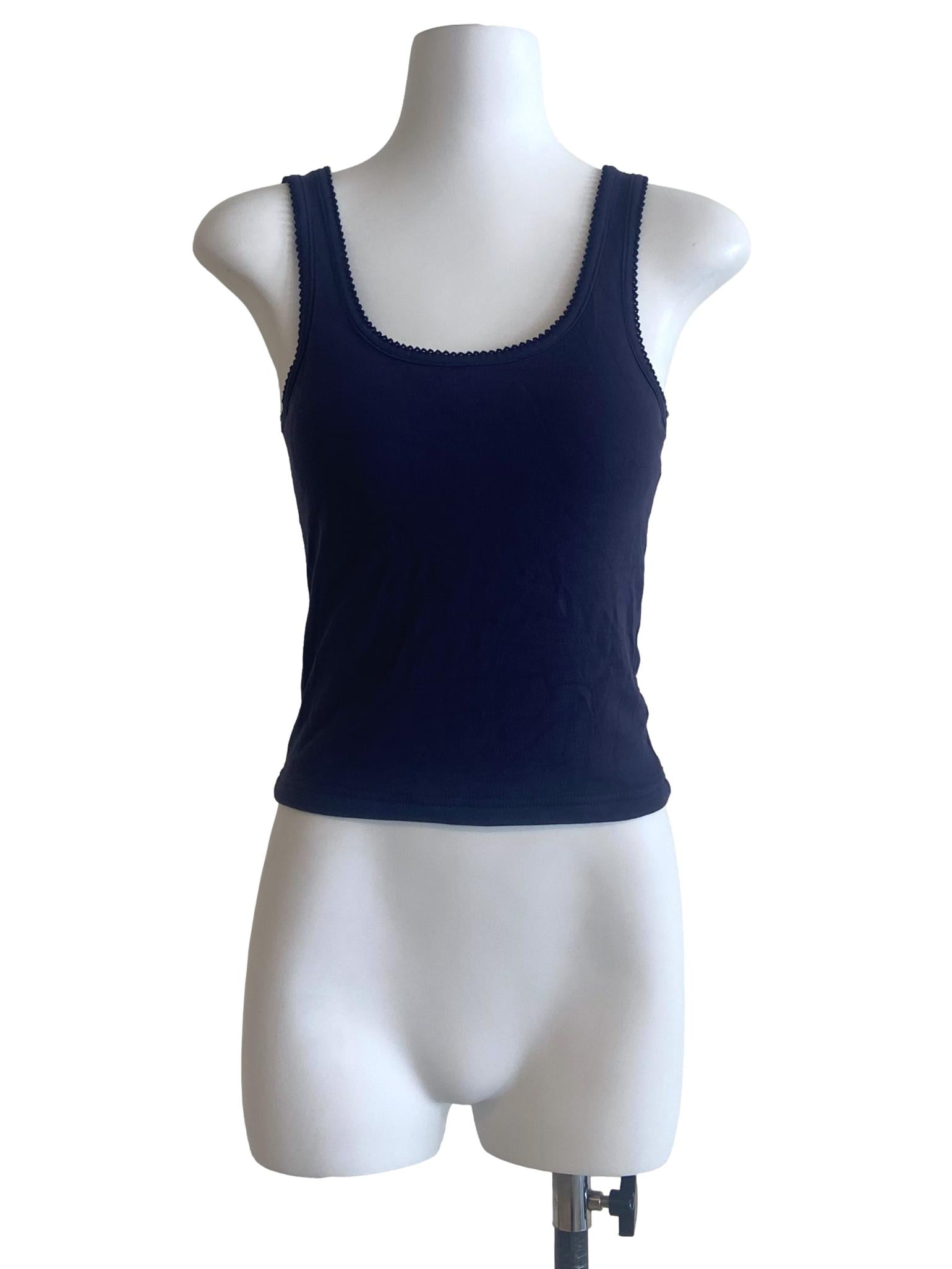 Navy Blue Tank Top