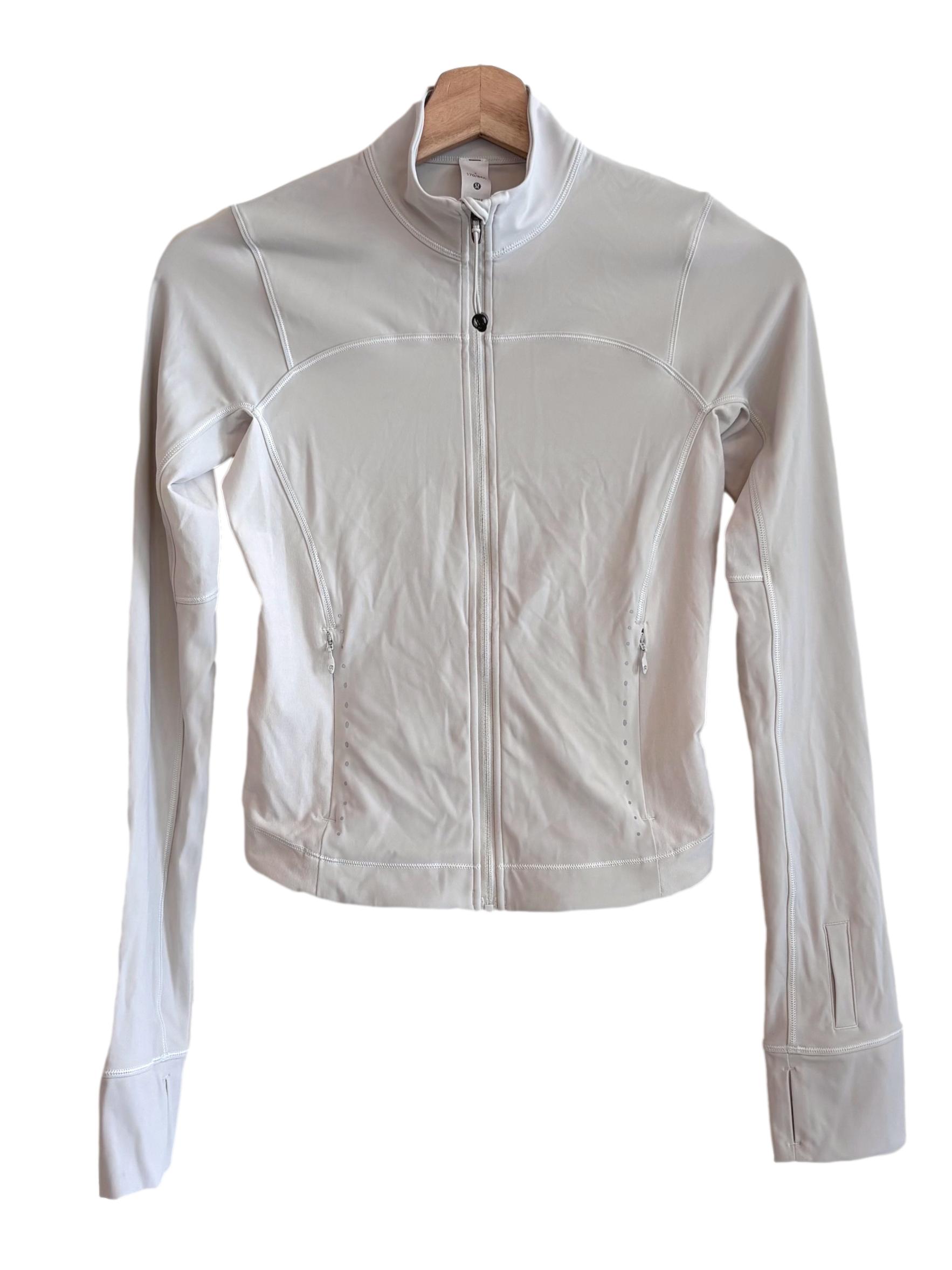 Alabaster White Lightweight Uvp Run Jacket