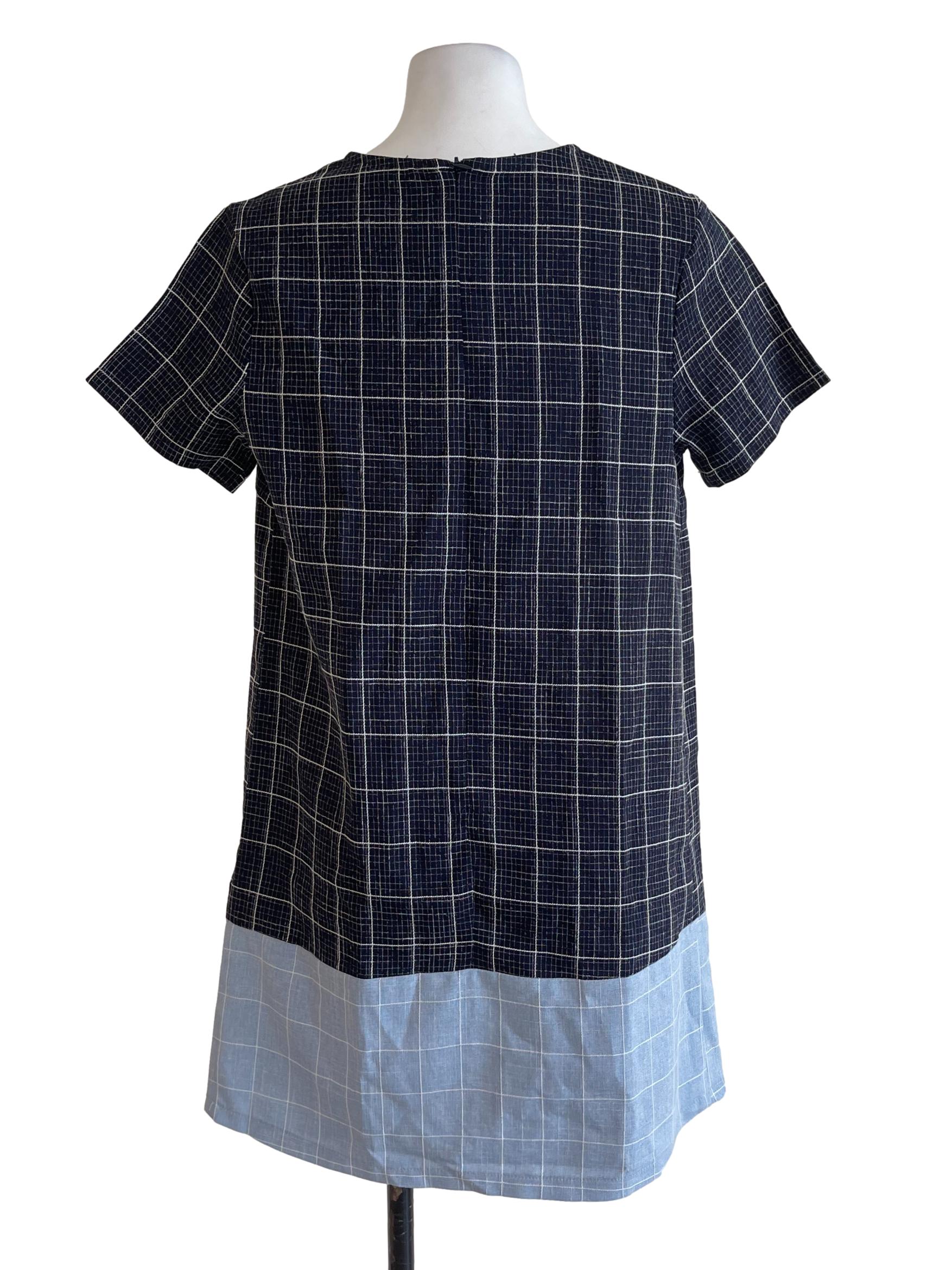 Blue Checkered Dress