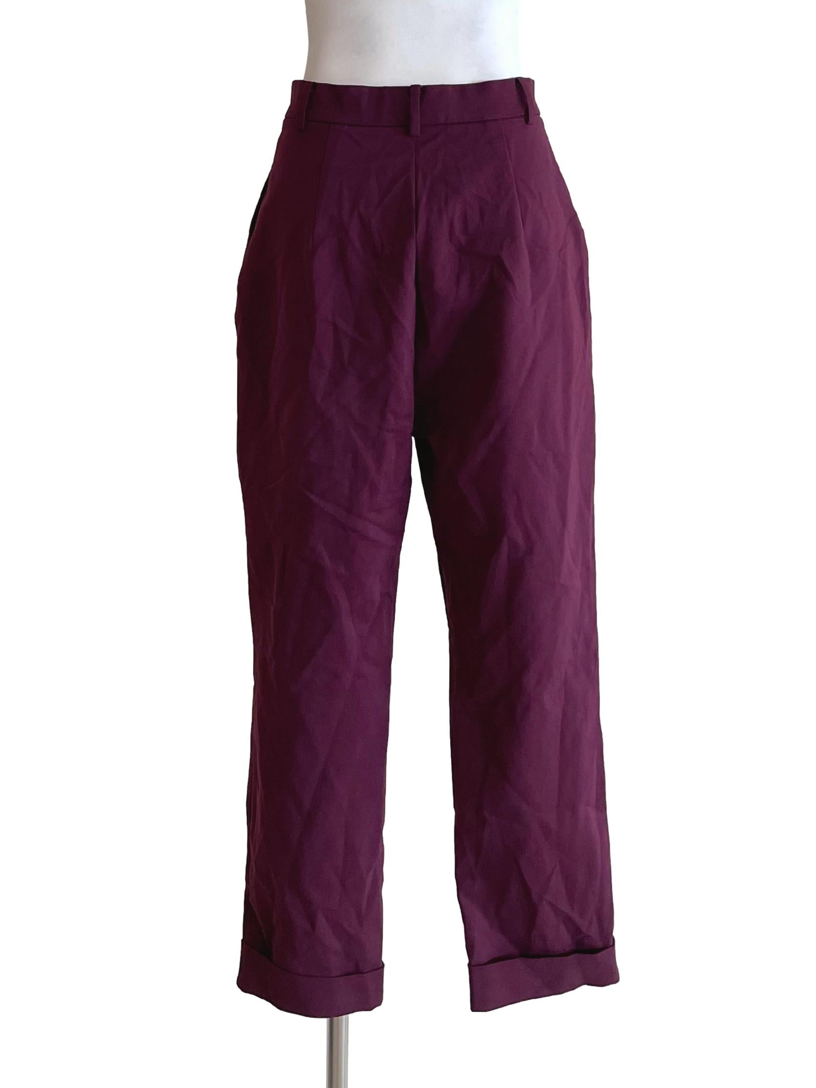 Jam Pleated Cuffed Formal Pants LB