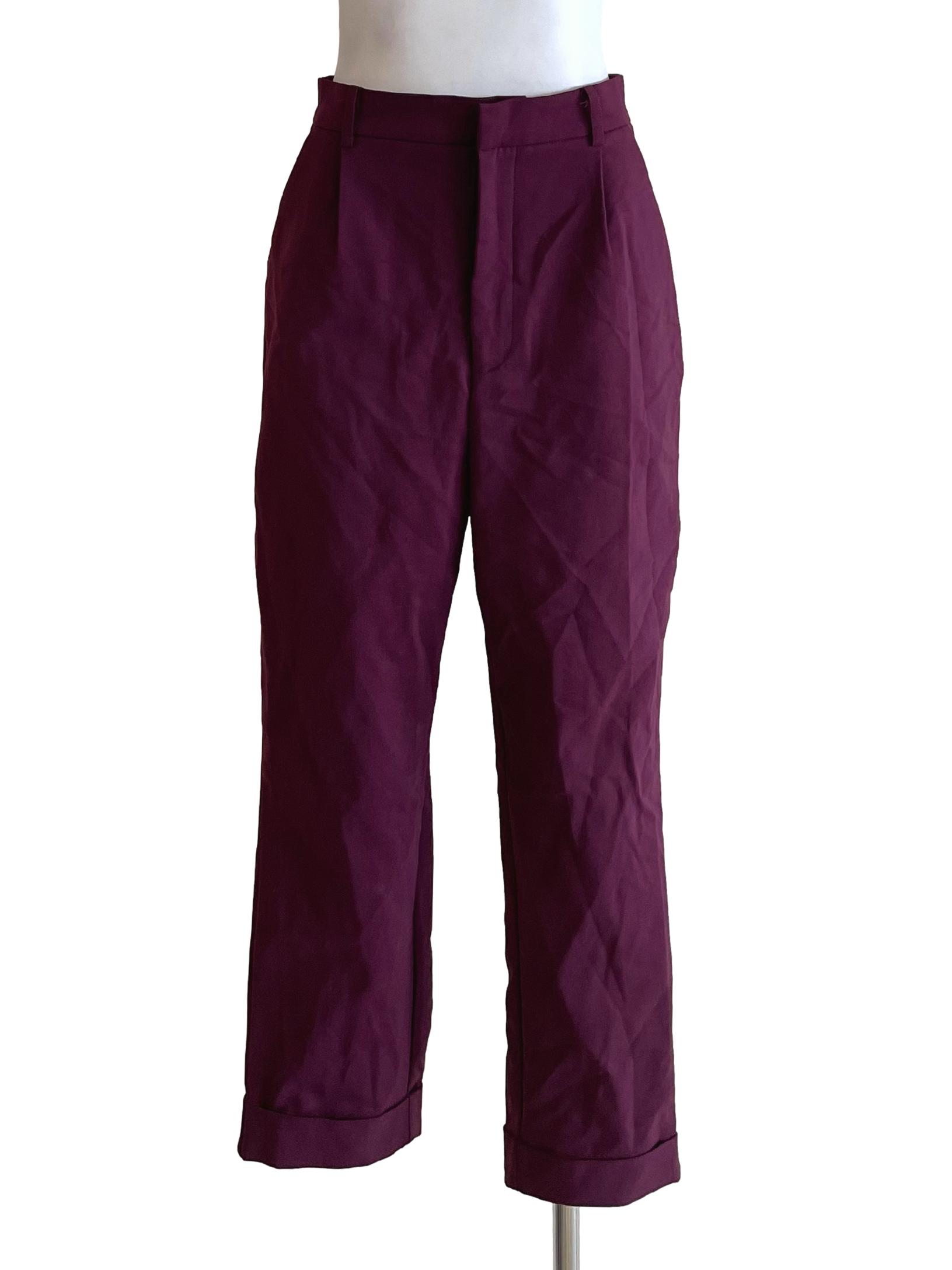 Jam Pleated Cuffed Formal Pants LB