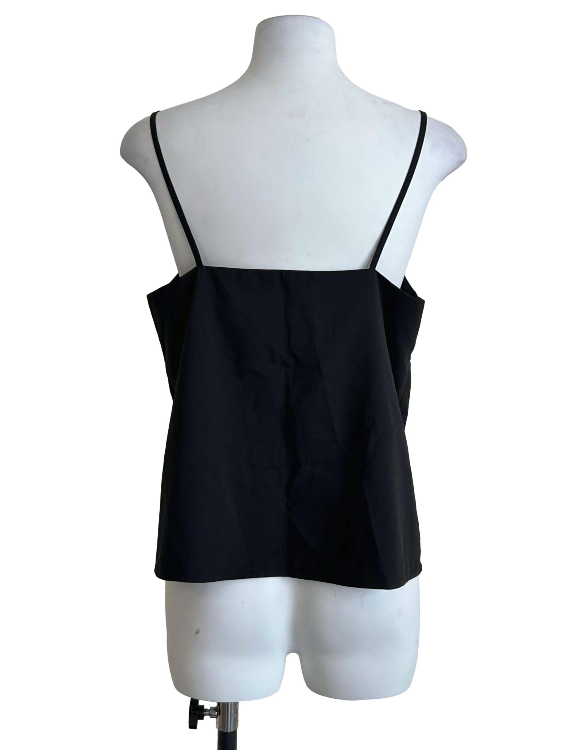 Black Classic Spaghetti Strap Cami Top LB